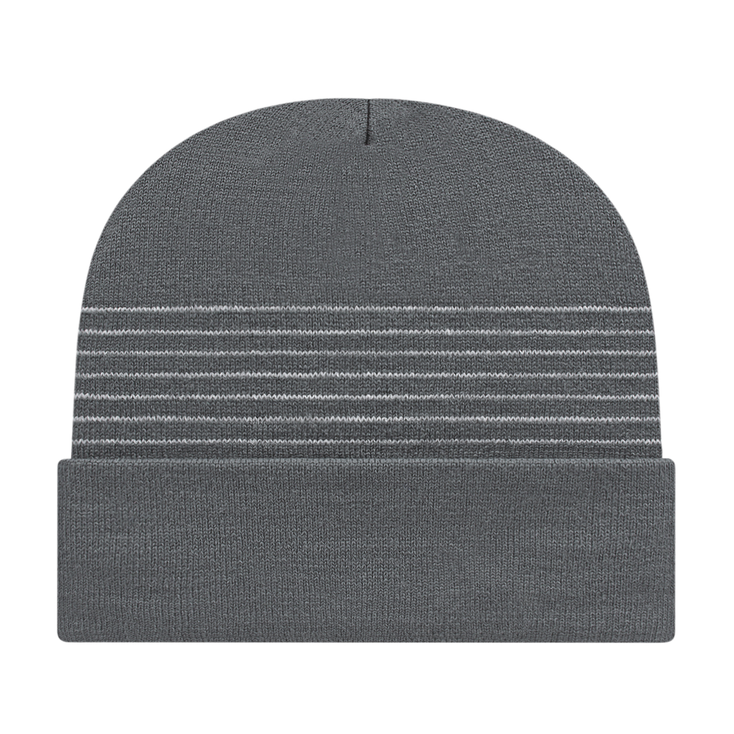 Picture of Thin Striped Knit Cap with Cuff