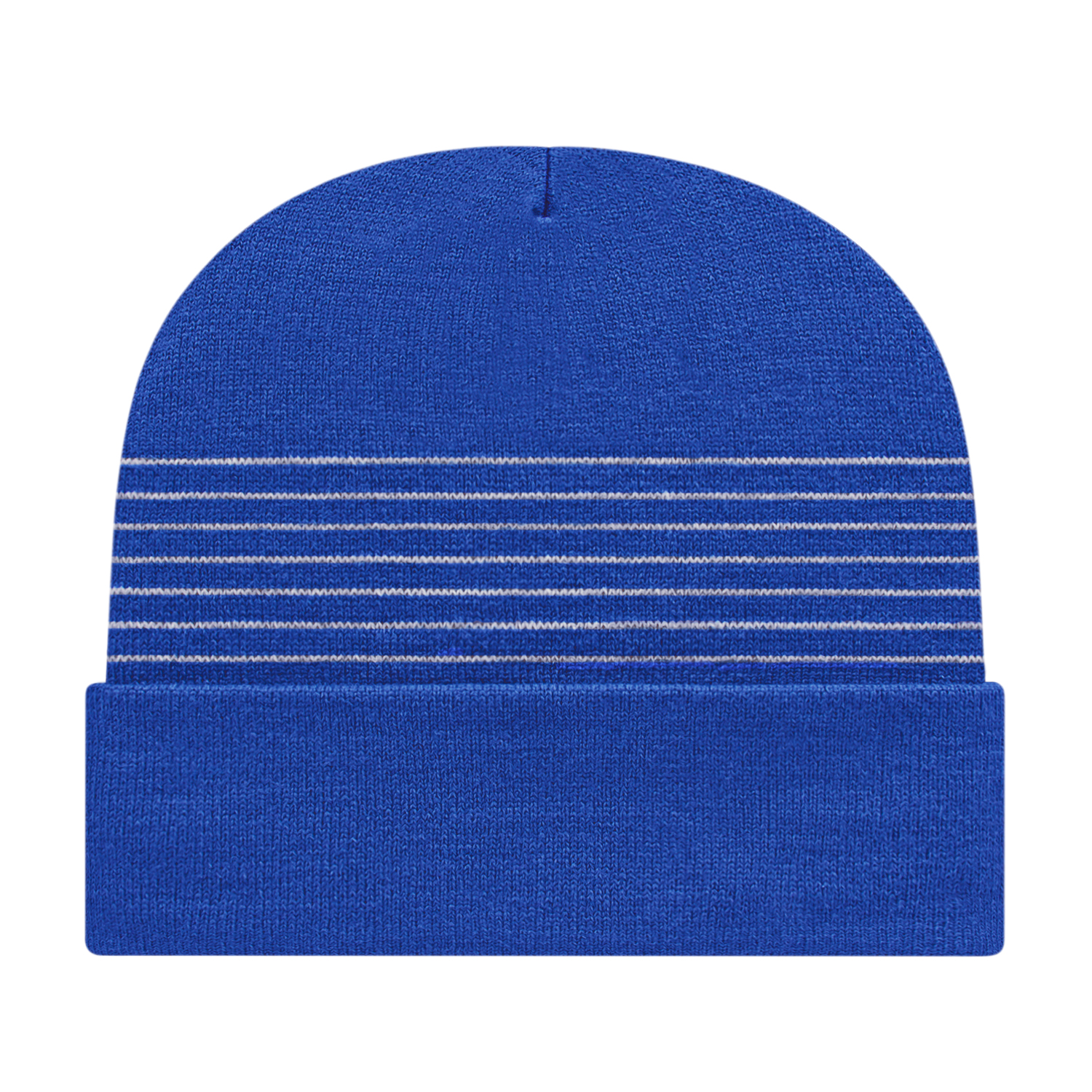 Picture of Thin Striped Knit Cap with Cuff