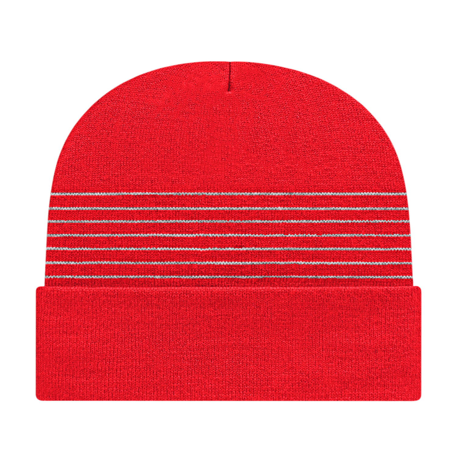 Picture of Thin Striped Knit Cap with Cuff