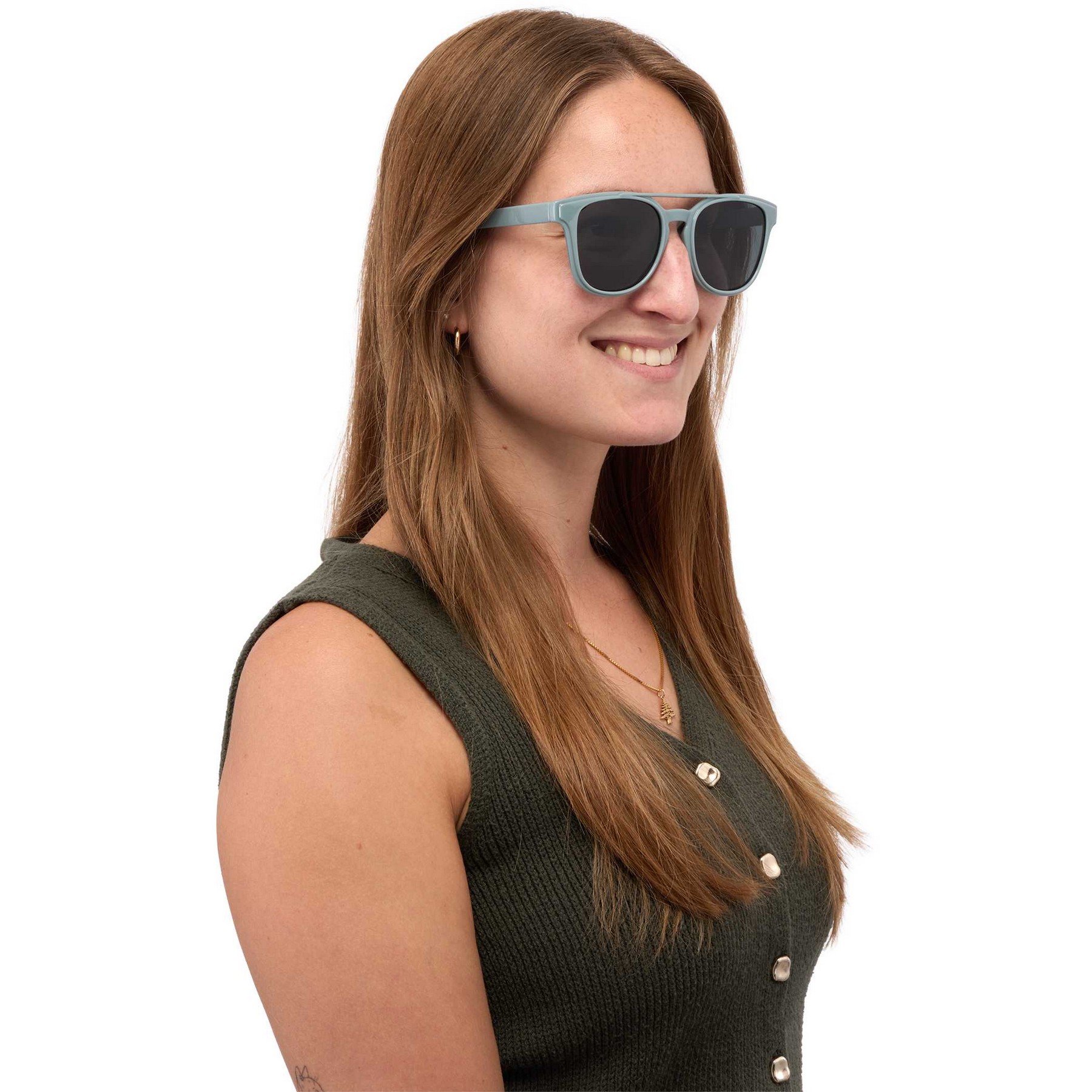 Picture of Peyton Recycled Brow Bar Sunglasses