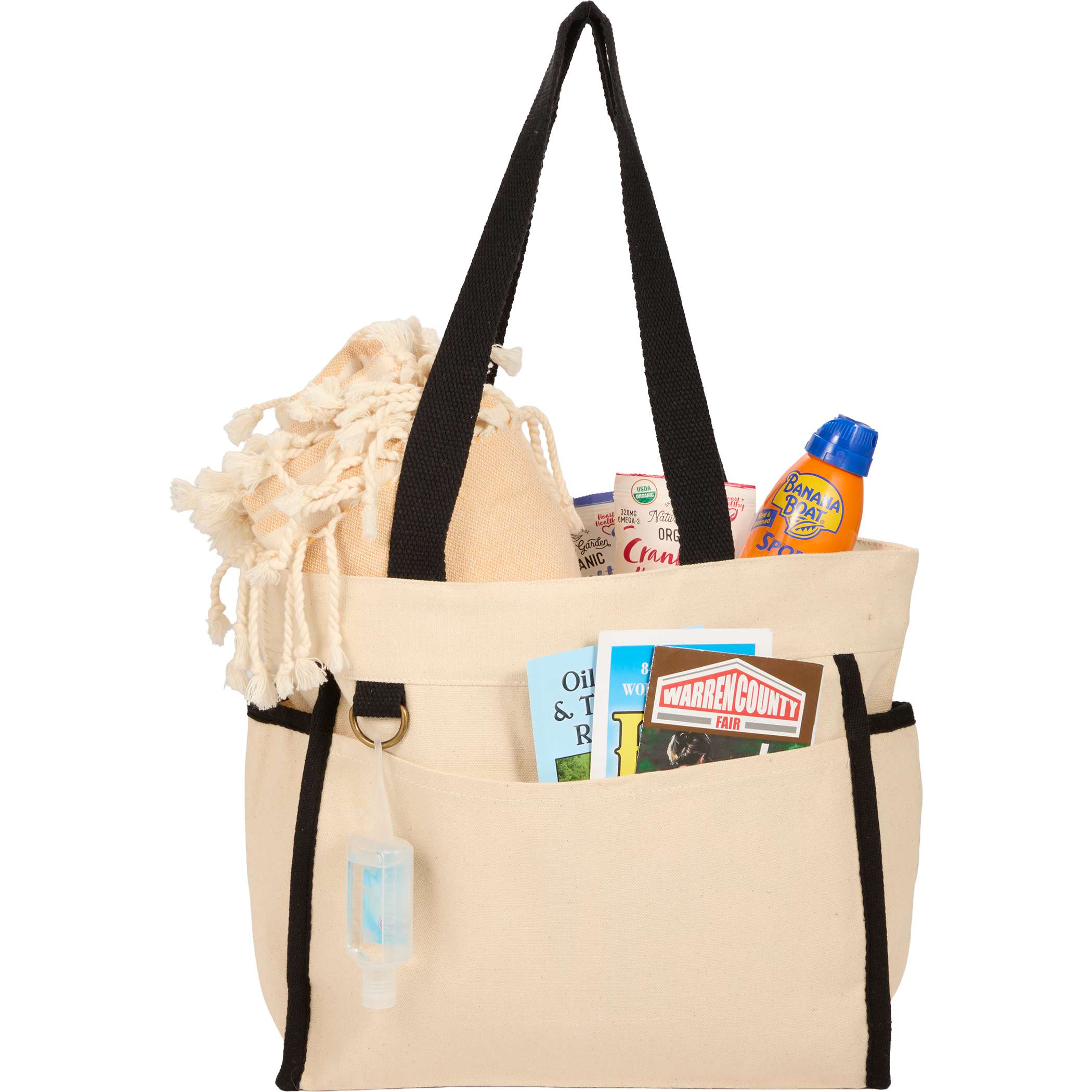Picture of Organic 10oz Cotton Accent Tote