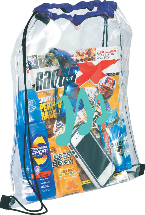 Picture of Rally Clear Drawstring Bag