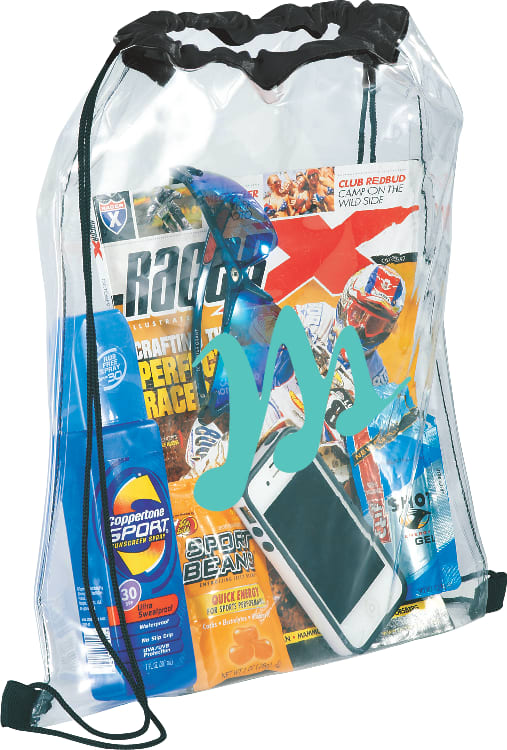 Picture of Rally Clear Drawstring Bag