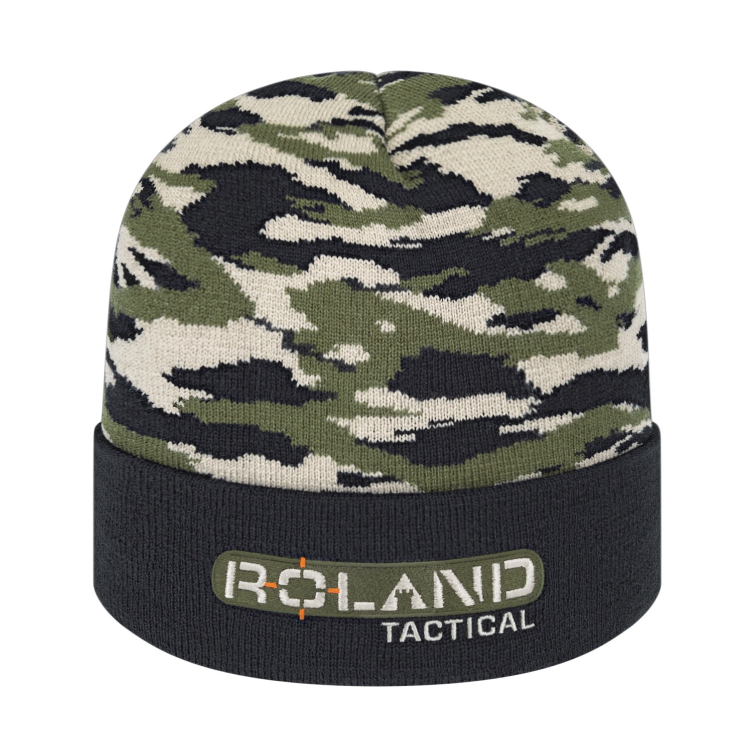 Picture of Vintage Tiger Camouflage Knit Cap with Solid Cuff