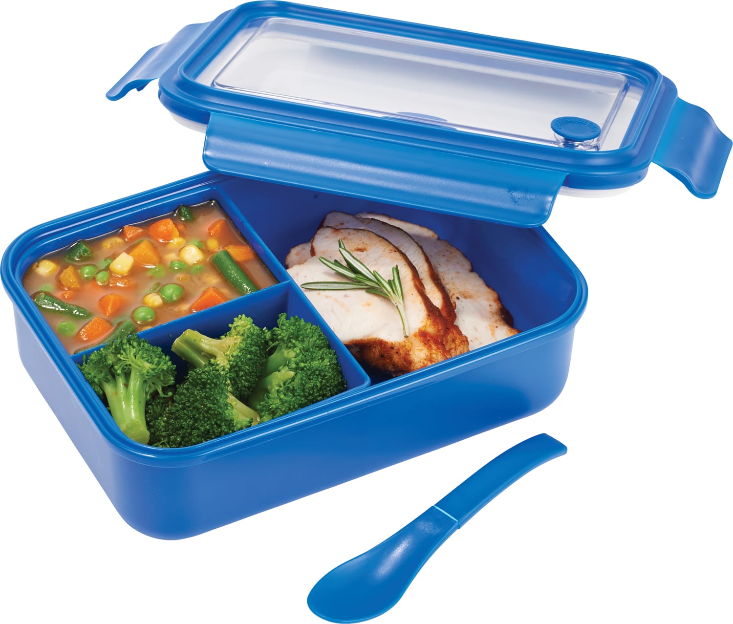 Picture of Three Compartment Food Storage Bento Box