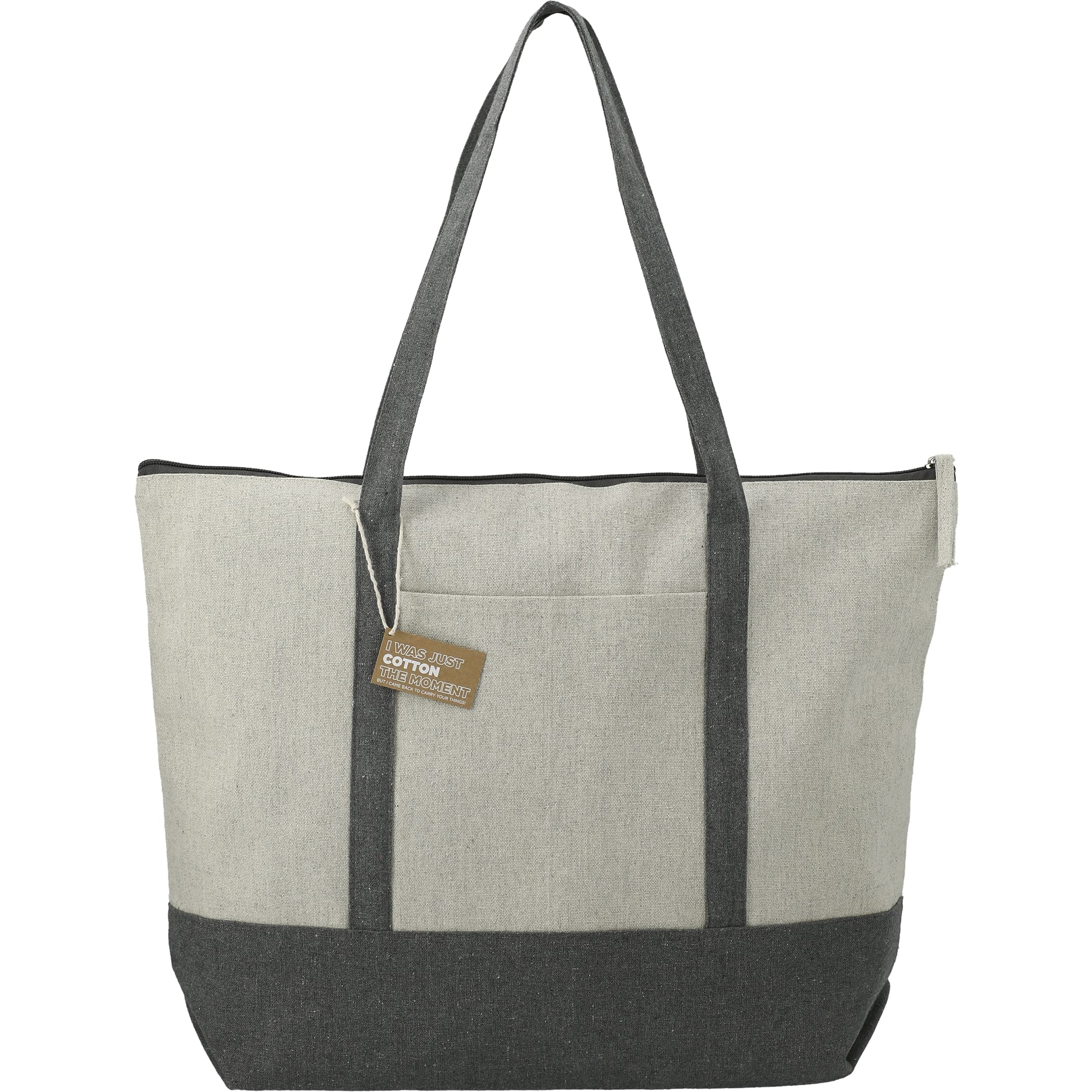 Picture of Repose 10oz Recycled Cotton Zippered Tote