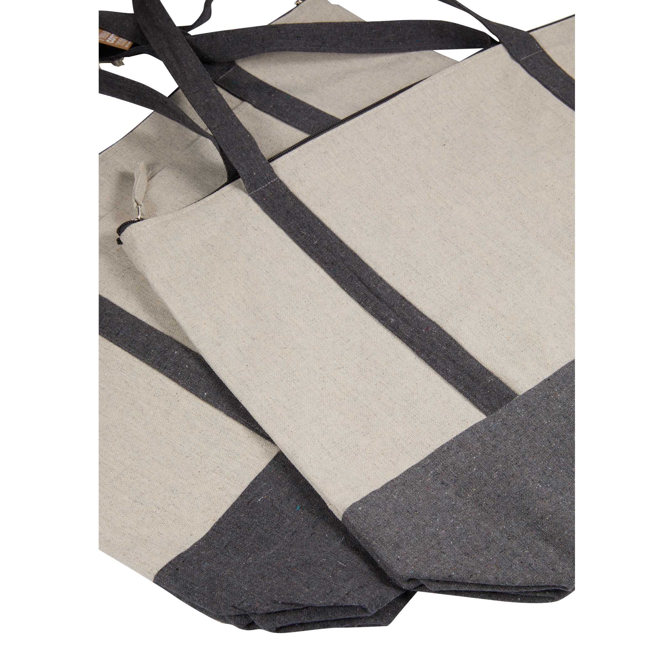 Picture of Repose 10oz Recycled Cotton Zippered Tote