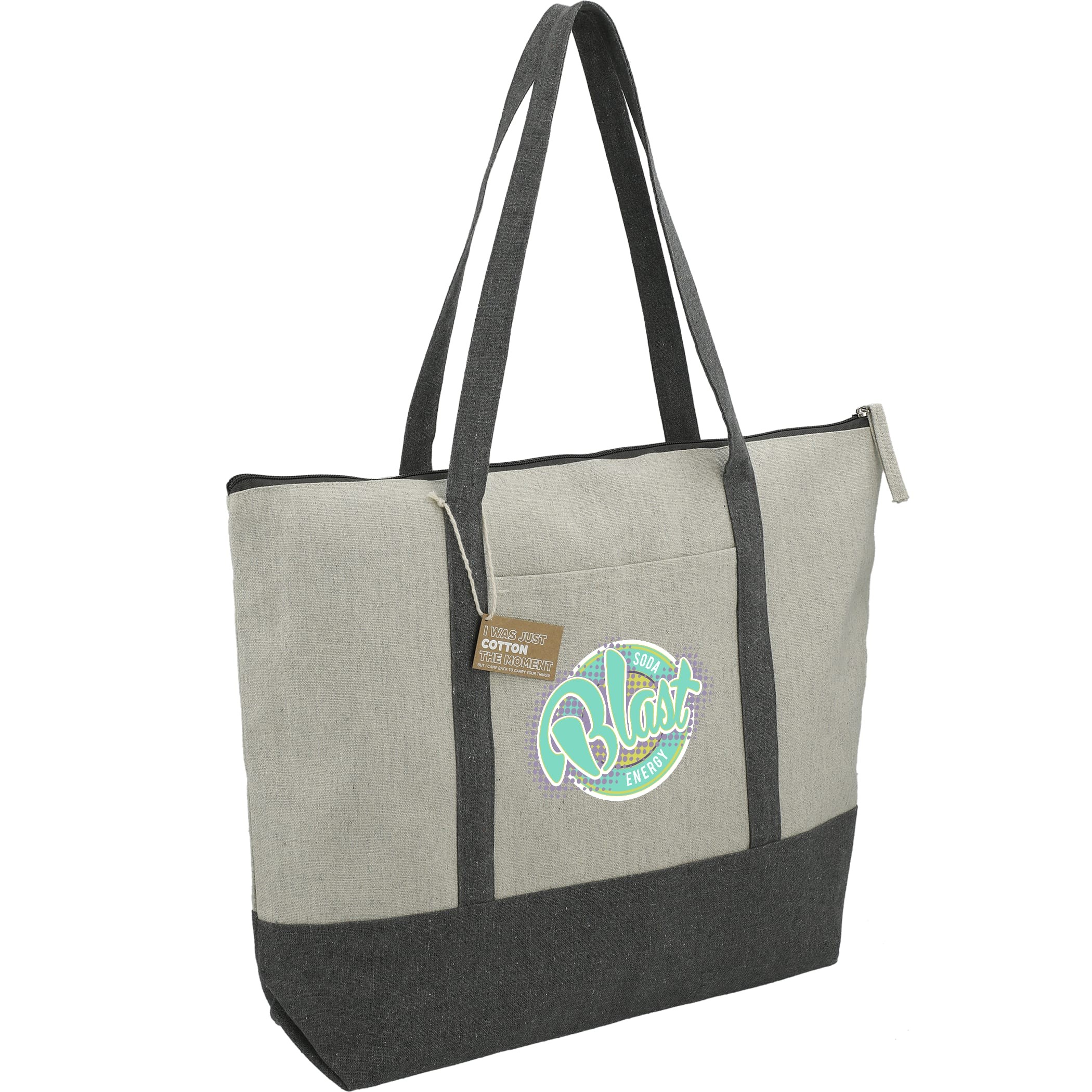 Picture of Repose 10oz Recycled Cotton Zippered Tote
