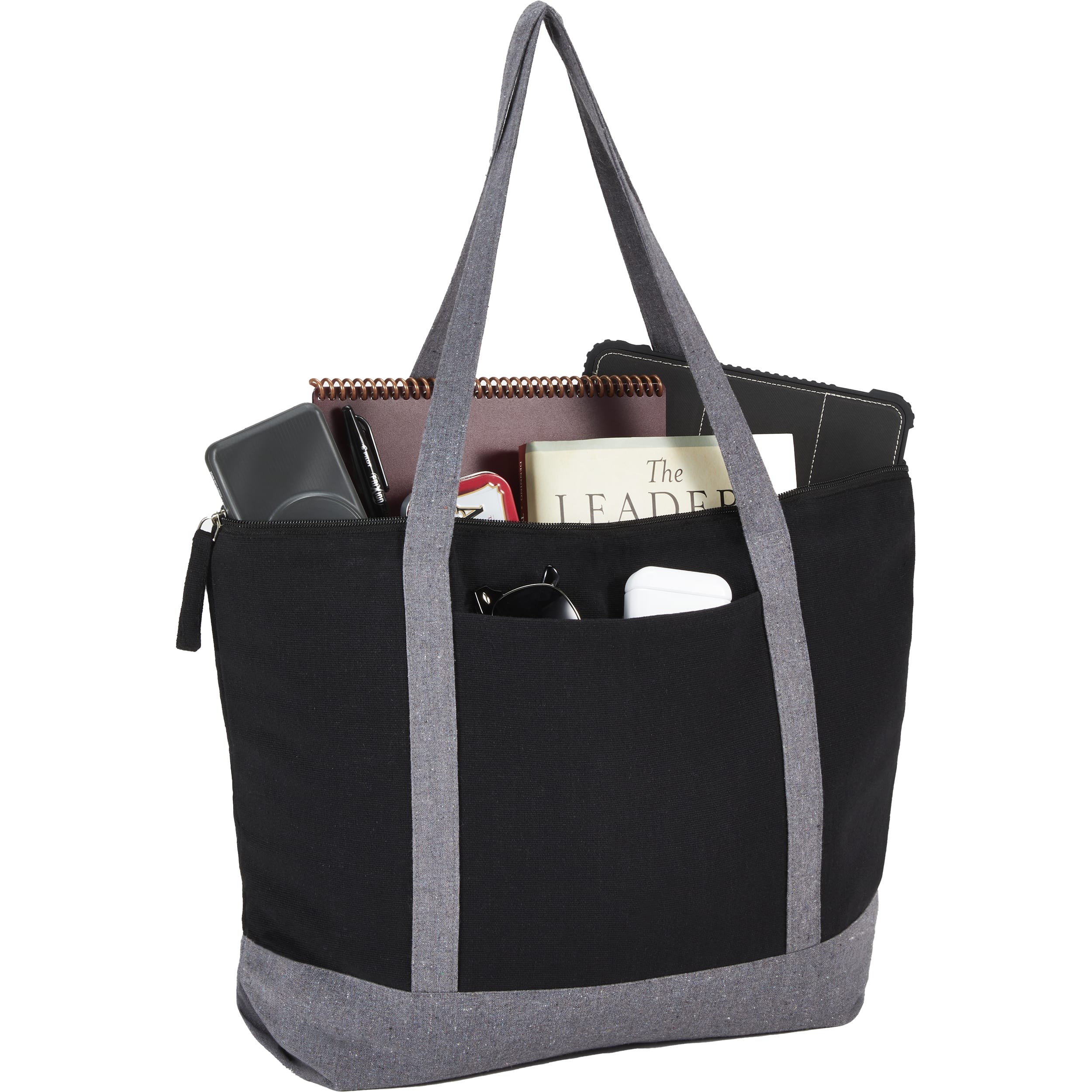 Picture of Repose 10oz Recycled Cotton Zippered Tote