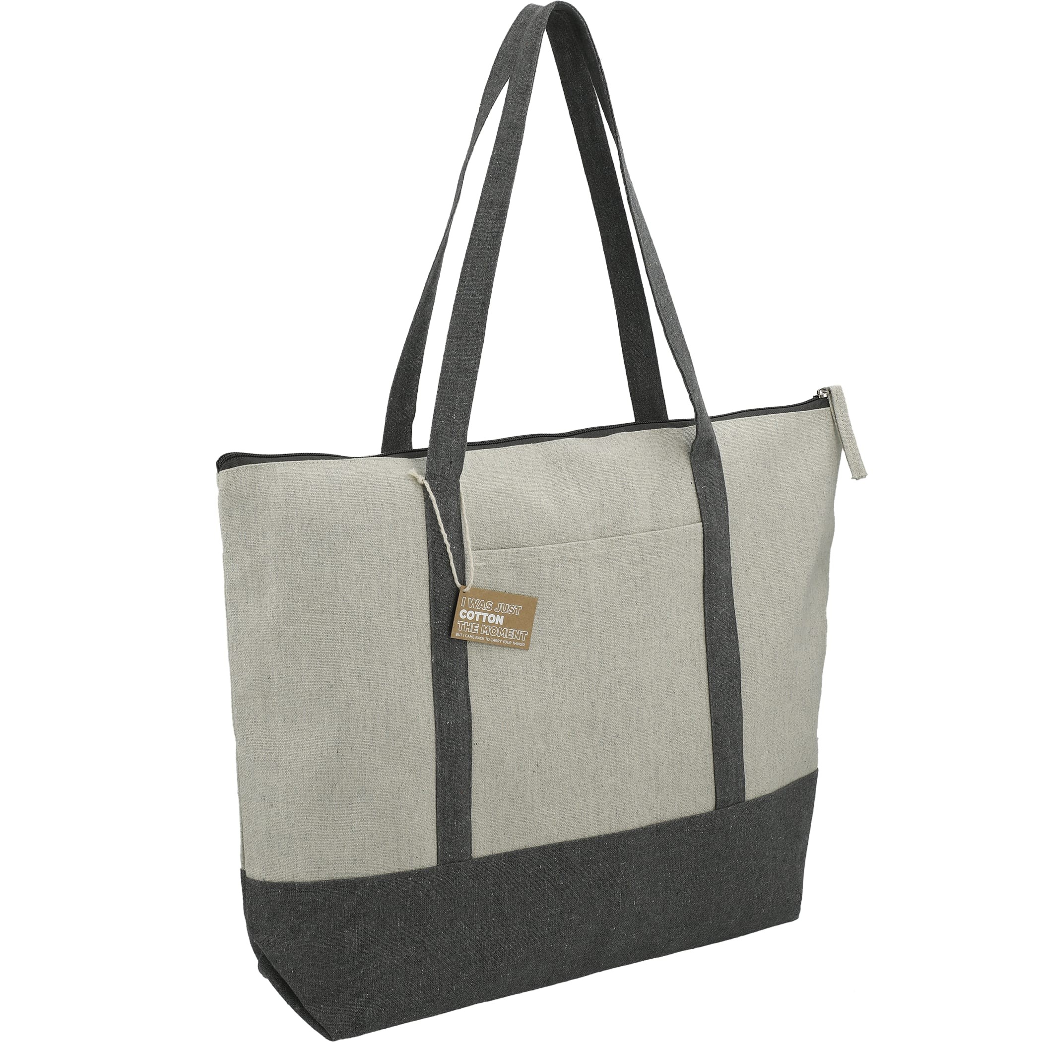 Picture of Repose 10oz Recycled Cotton Zippered Tote