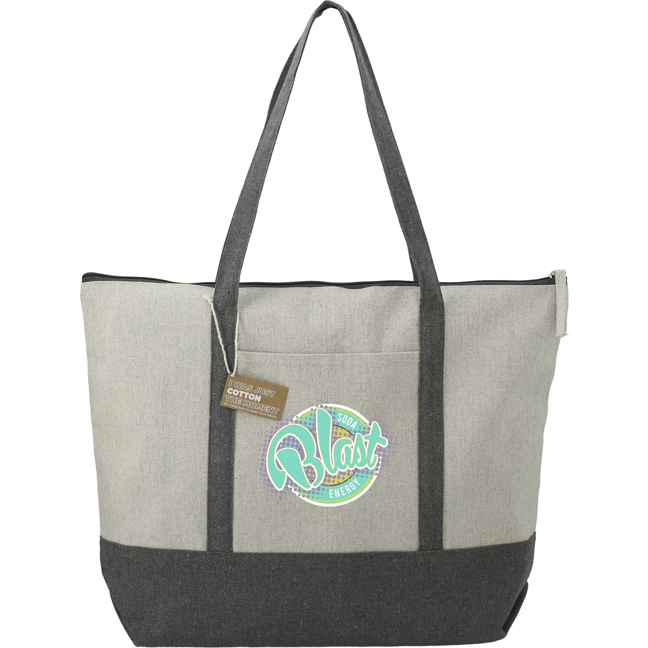 Picture of Repose 10oz Recycled Cotton Zippered Tote
