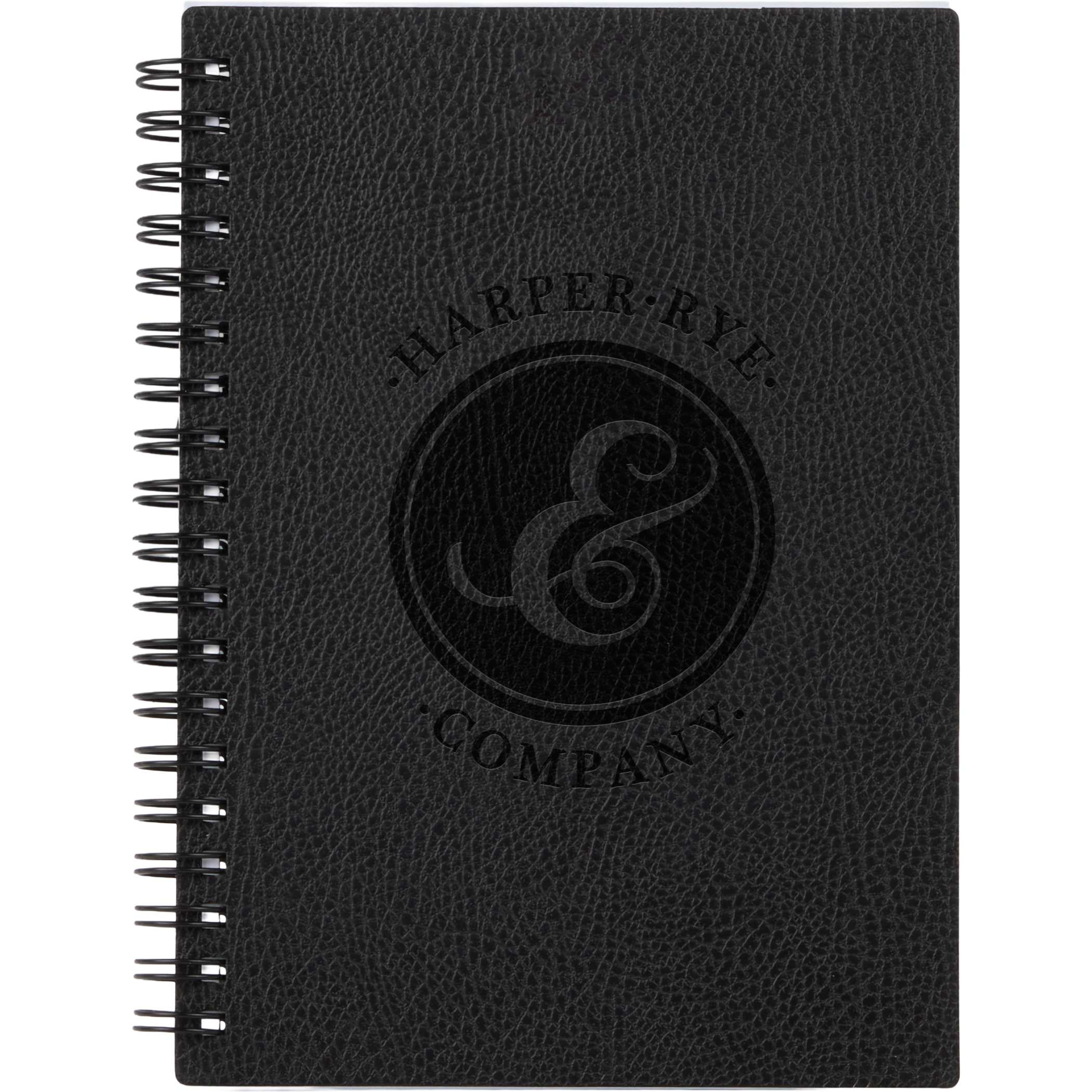 Picture of 5" x 7" FSC ® Recycled Pebble Grain Spiral Journal