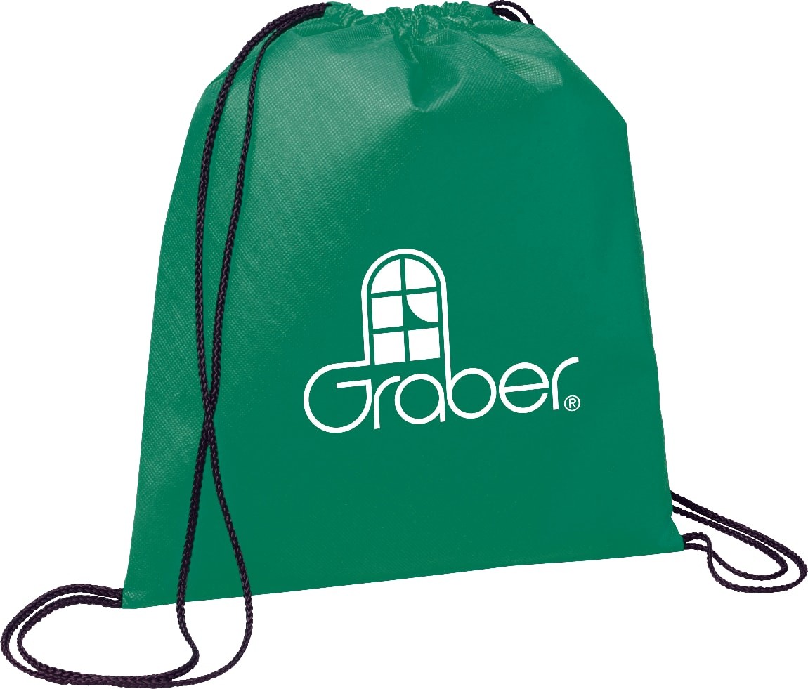 Picture of Evergreen Non-Woven Drawstring Bag