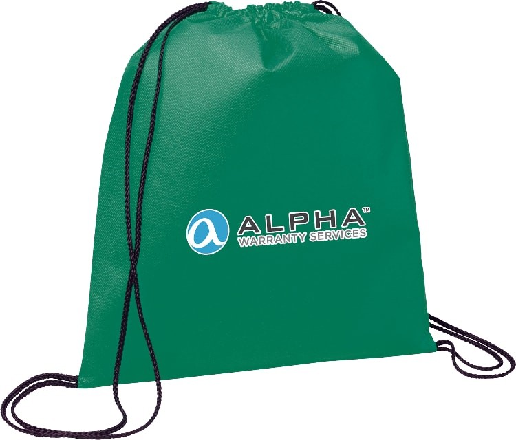 Picture of Evergreen Non-Woven Drawstring Bag