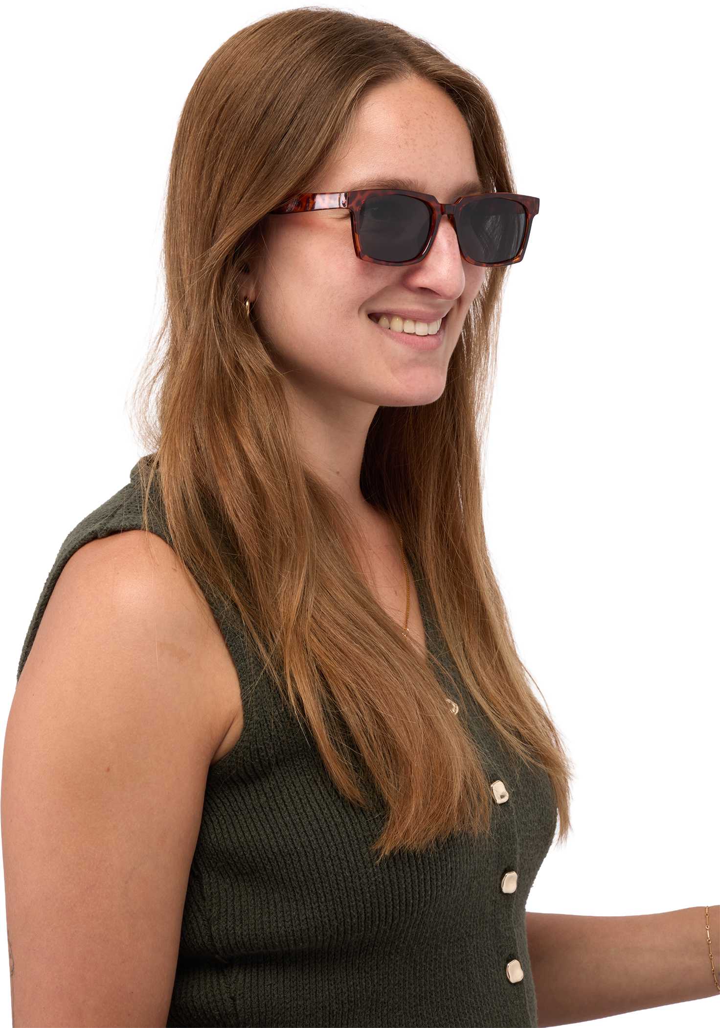Picture of Ashley Recycled Square Sunglasses
