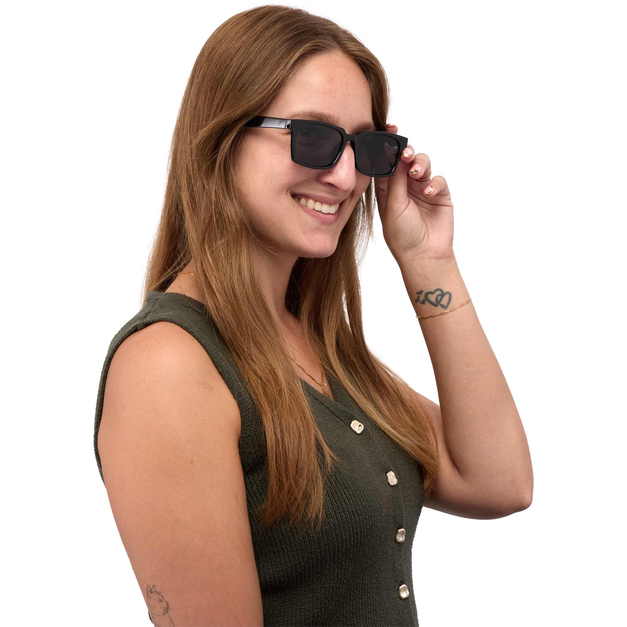 Picture of Ashley Recycled Square Sunglasses
