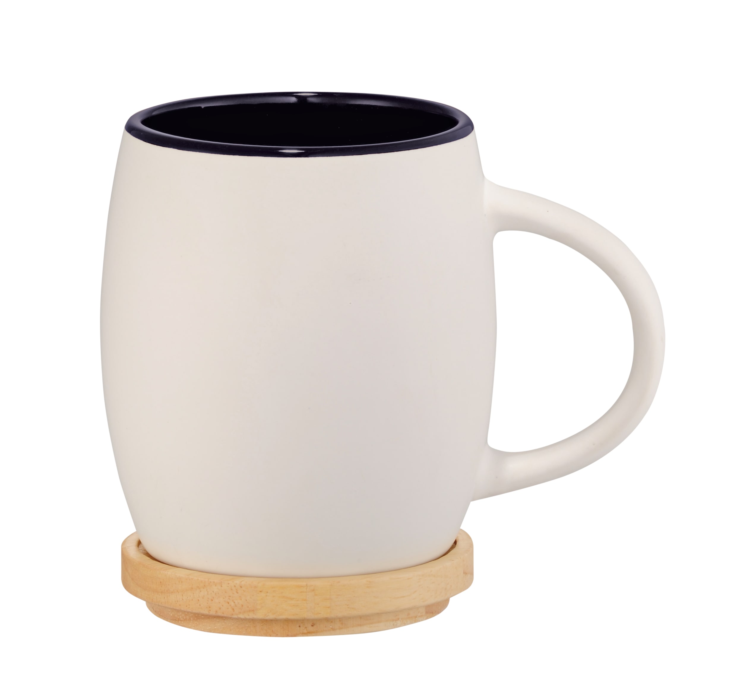 Picture of Hearth Ceramic Mug with Wood Lid/Coaster 15oz