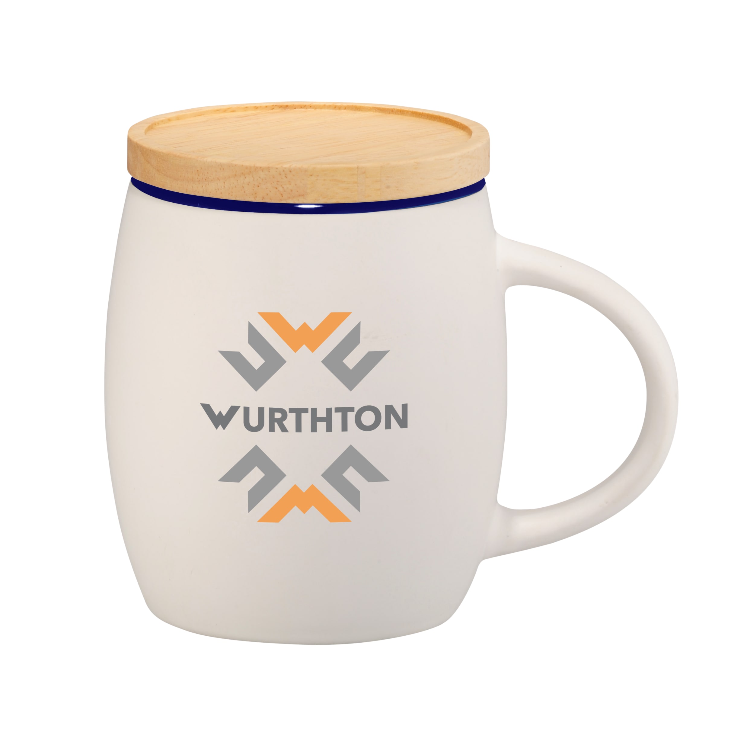 Picture of Hearth Ceramic Mug with Wood Lid/Coaster 15oz