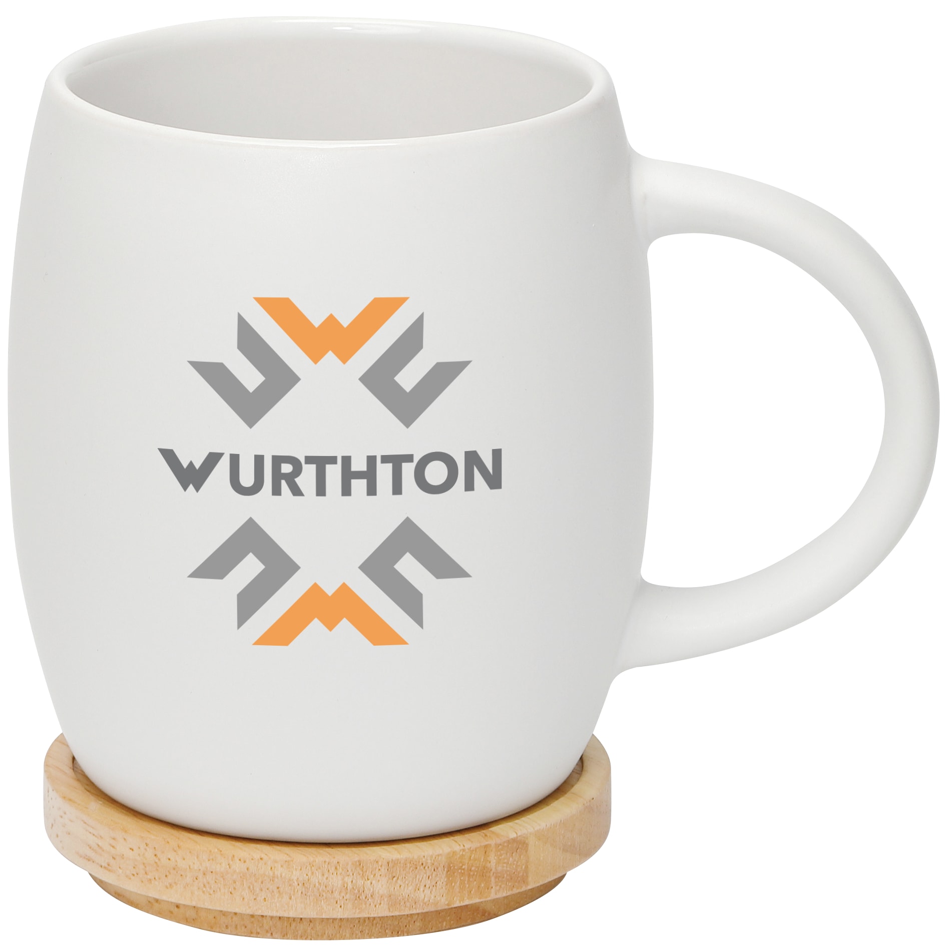 Picture of Hearth Ceramic Mug with Wood Lid/Coaster 15oz