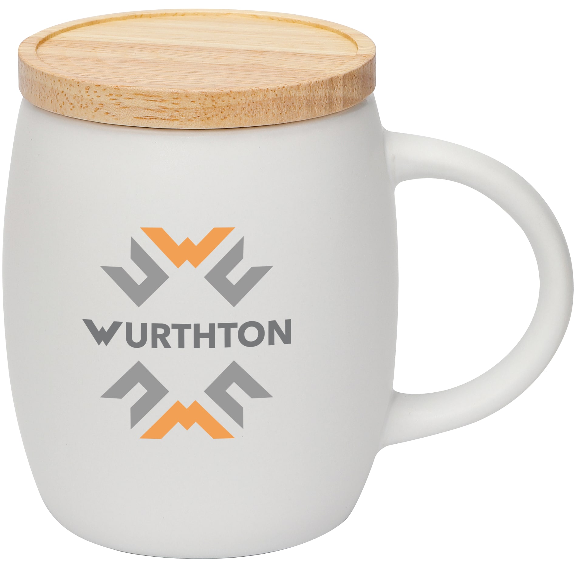 Picture of Hearth Ceramic Mug with Wood Lid/Coaster 15oz