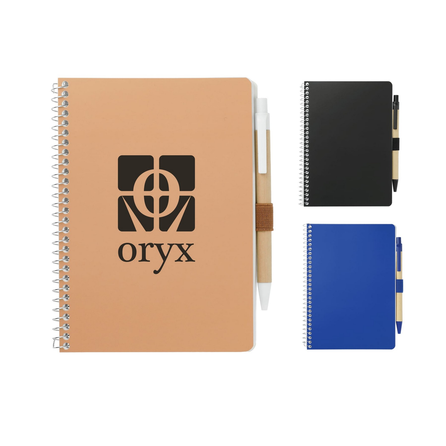 Picture of 5'' x 7'' FSC® Mix Spiral Notebook with Pen