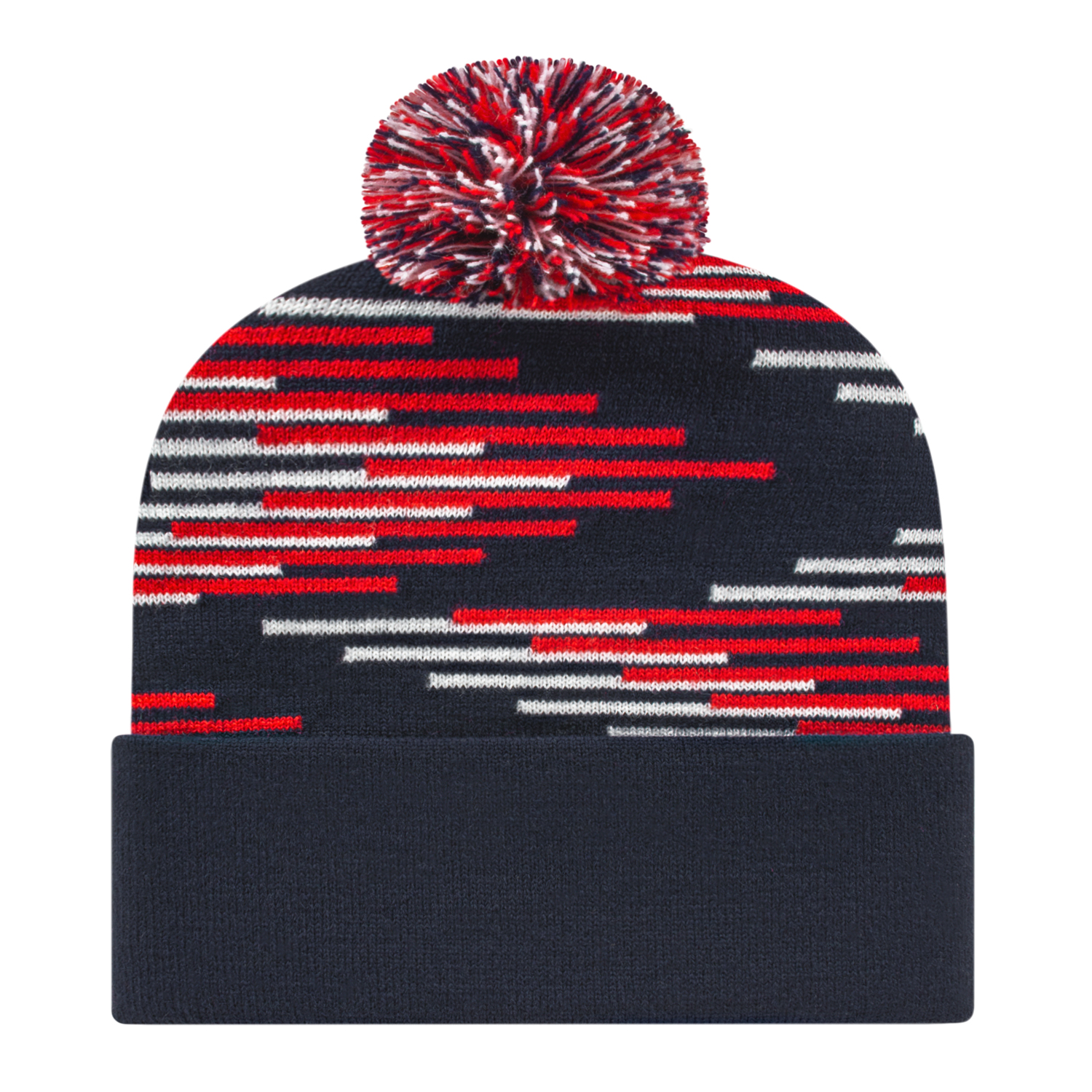 Picture of Bar Knit Cap with Cuff