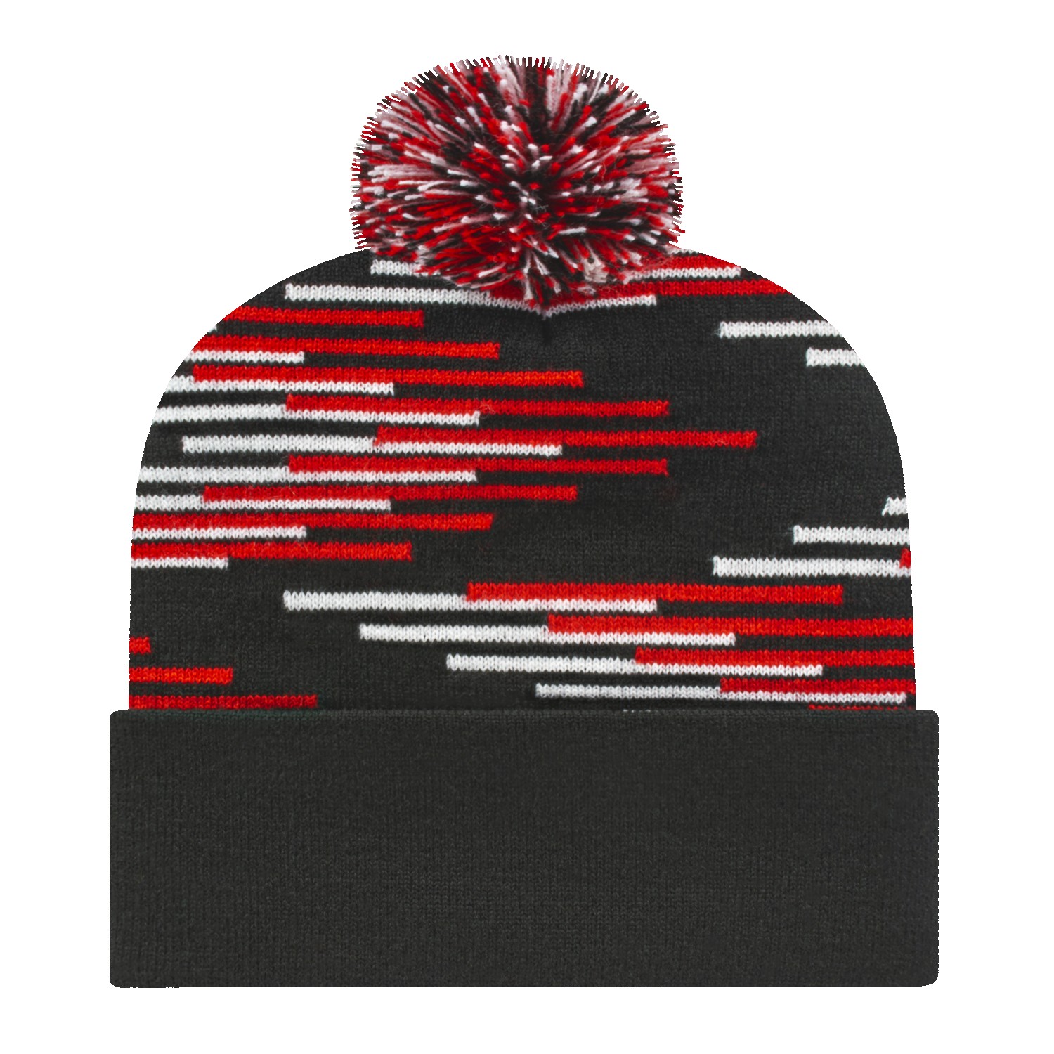 Picture of Bar Knit Cap with Cuff