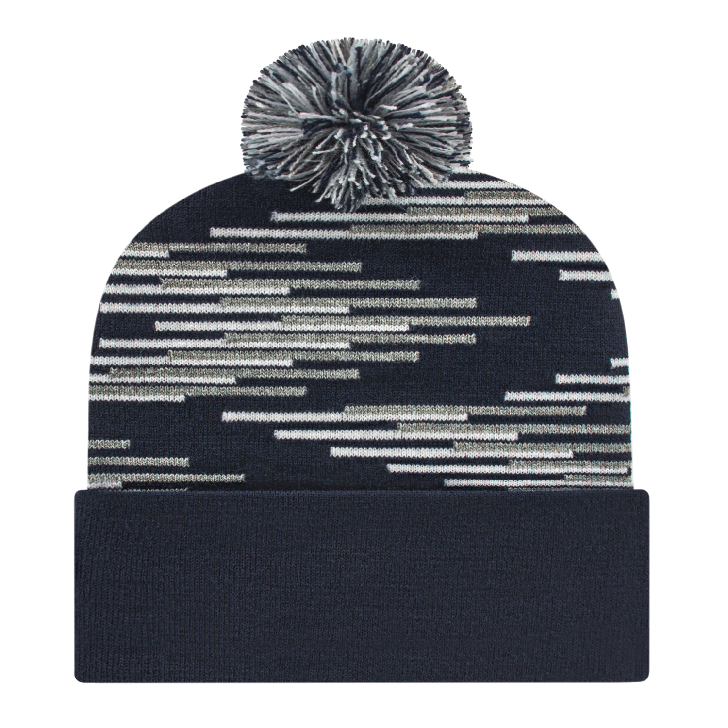 Picture of Bar Knit Cap with Cuff