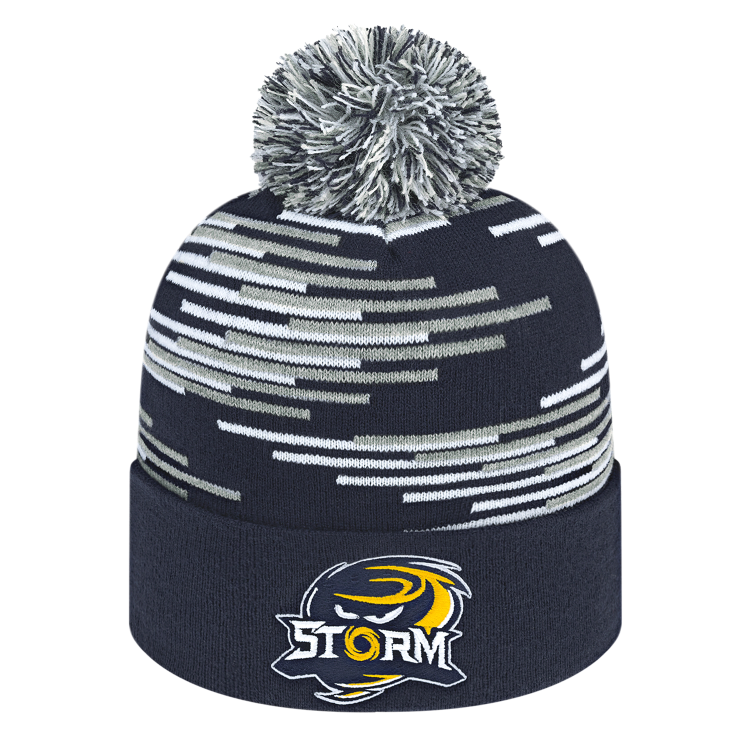 Picture of Bar Knit Cap with Cuff