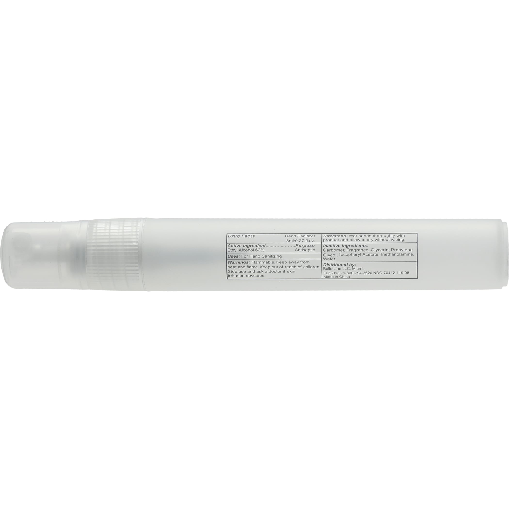 Picture of 0.27oz Pen Sprayer Sanitizer with 62% Alcohol
