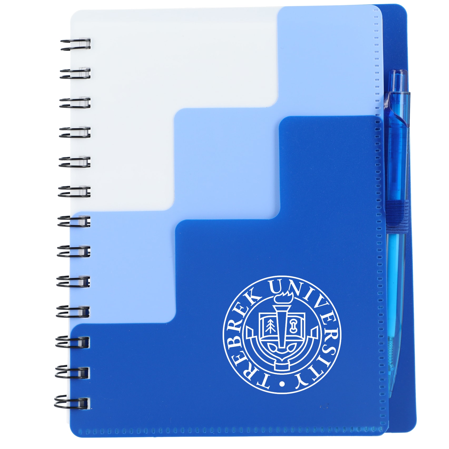 Picture of 5'' x 7'' Recycled Pace Spiral Notebook w Pen