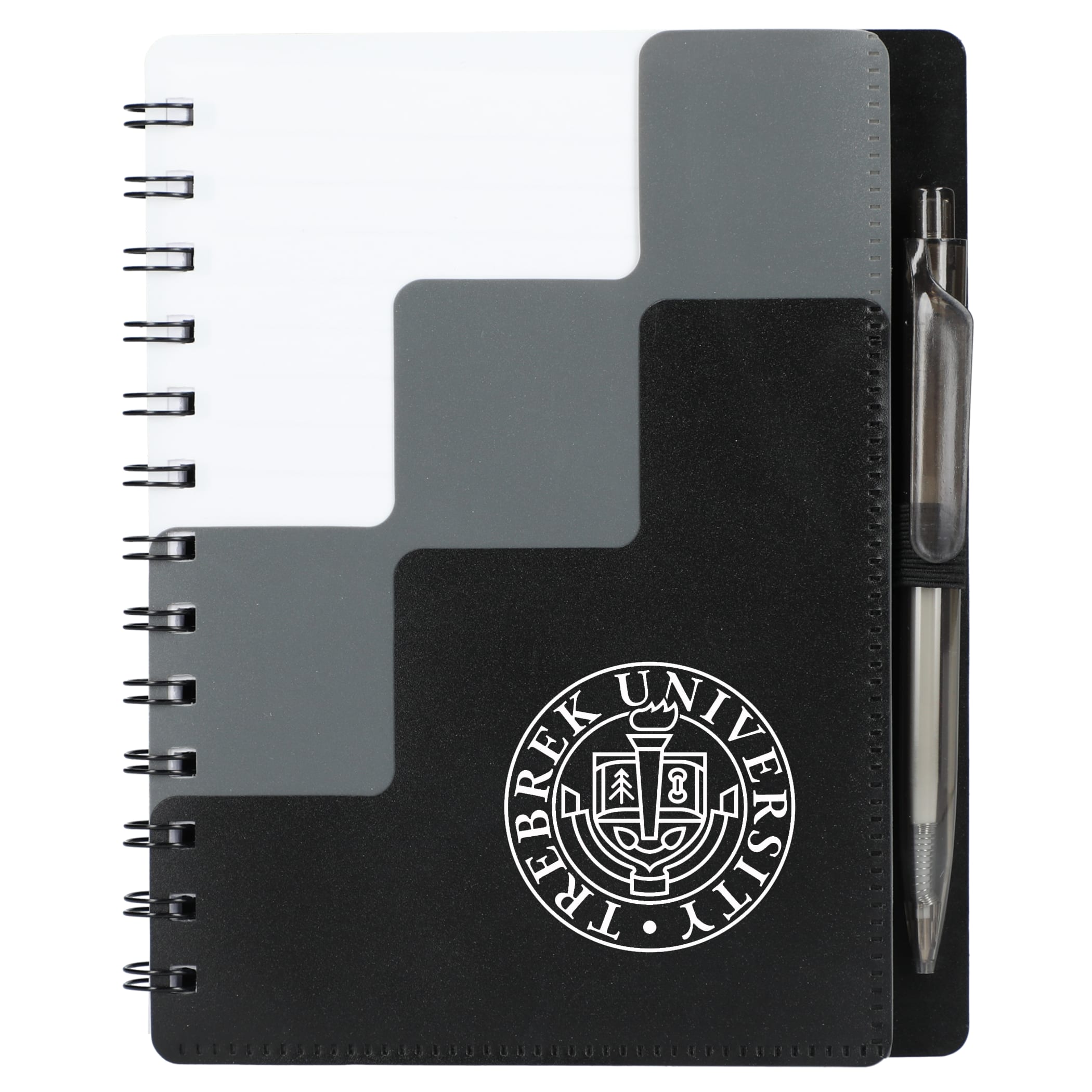 Picture of 5'' x 7'' Recycled Pace Spiral Notebook w Pen