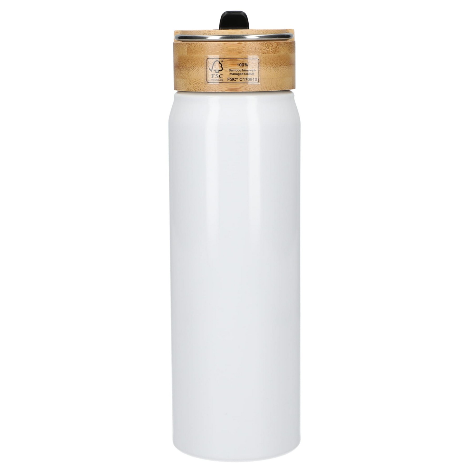 Picture of Billy 26oz Eco-Friendly Aluminum Bottle W/ FSC® 100% Bamboo Lid