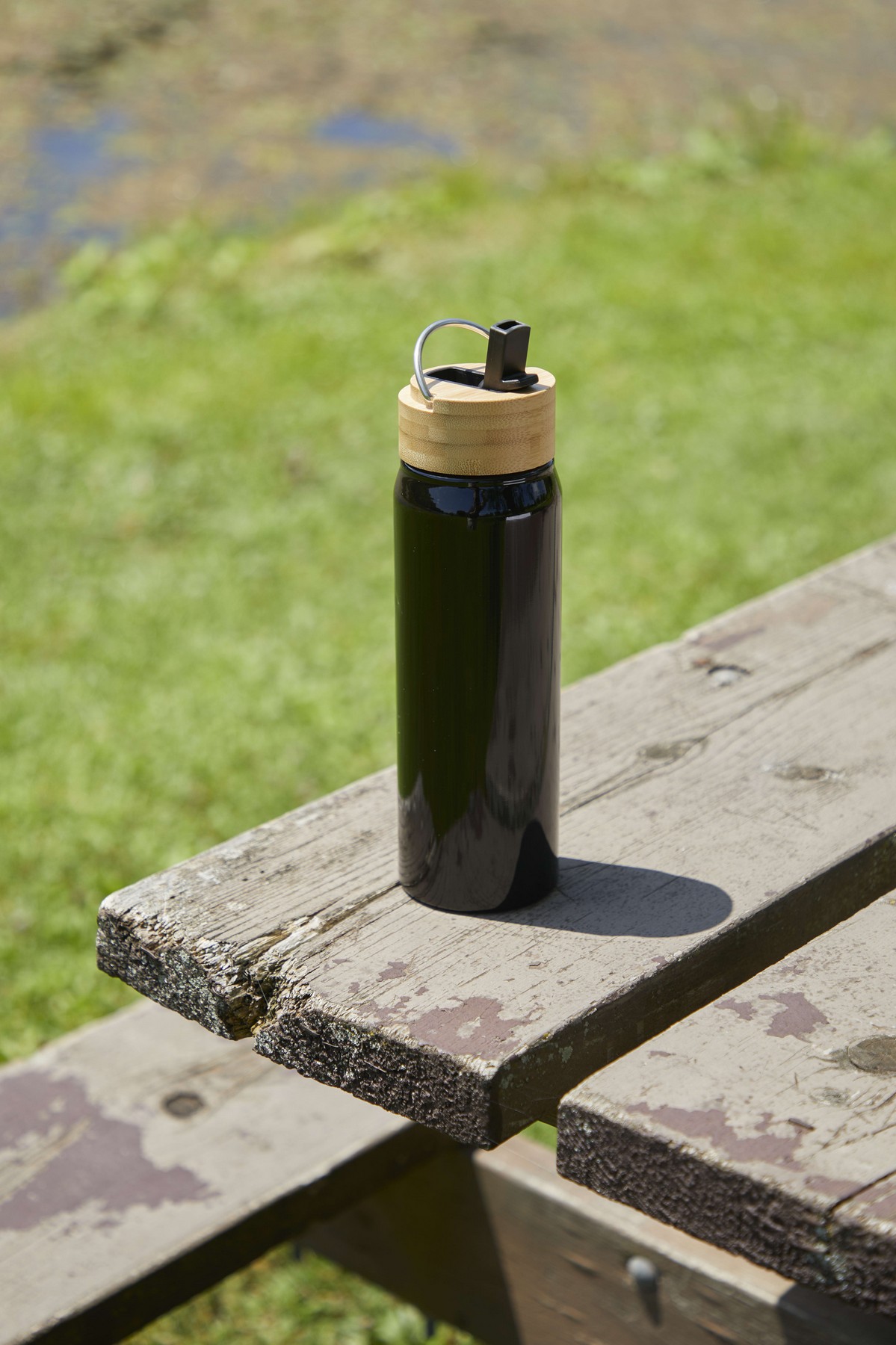 Picture of Billy 26oz Eco-Friendly Aluminum Bottle W/ FSC® 100% Bamboo Lid