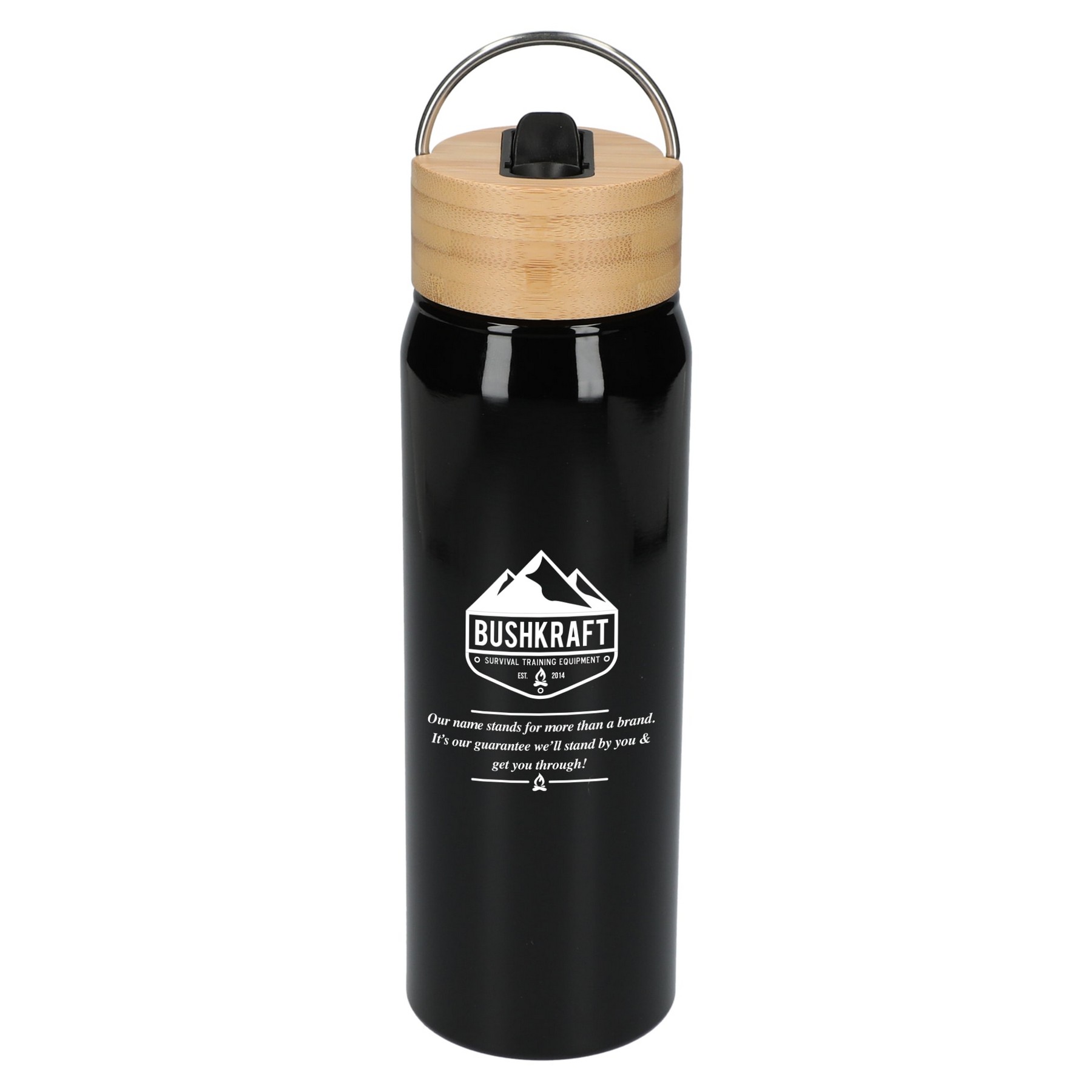 Picture of Billy 26oz Eco-Friendly Aluminum Bottle W/ FSC® 100% Bamboo Lid