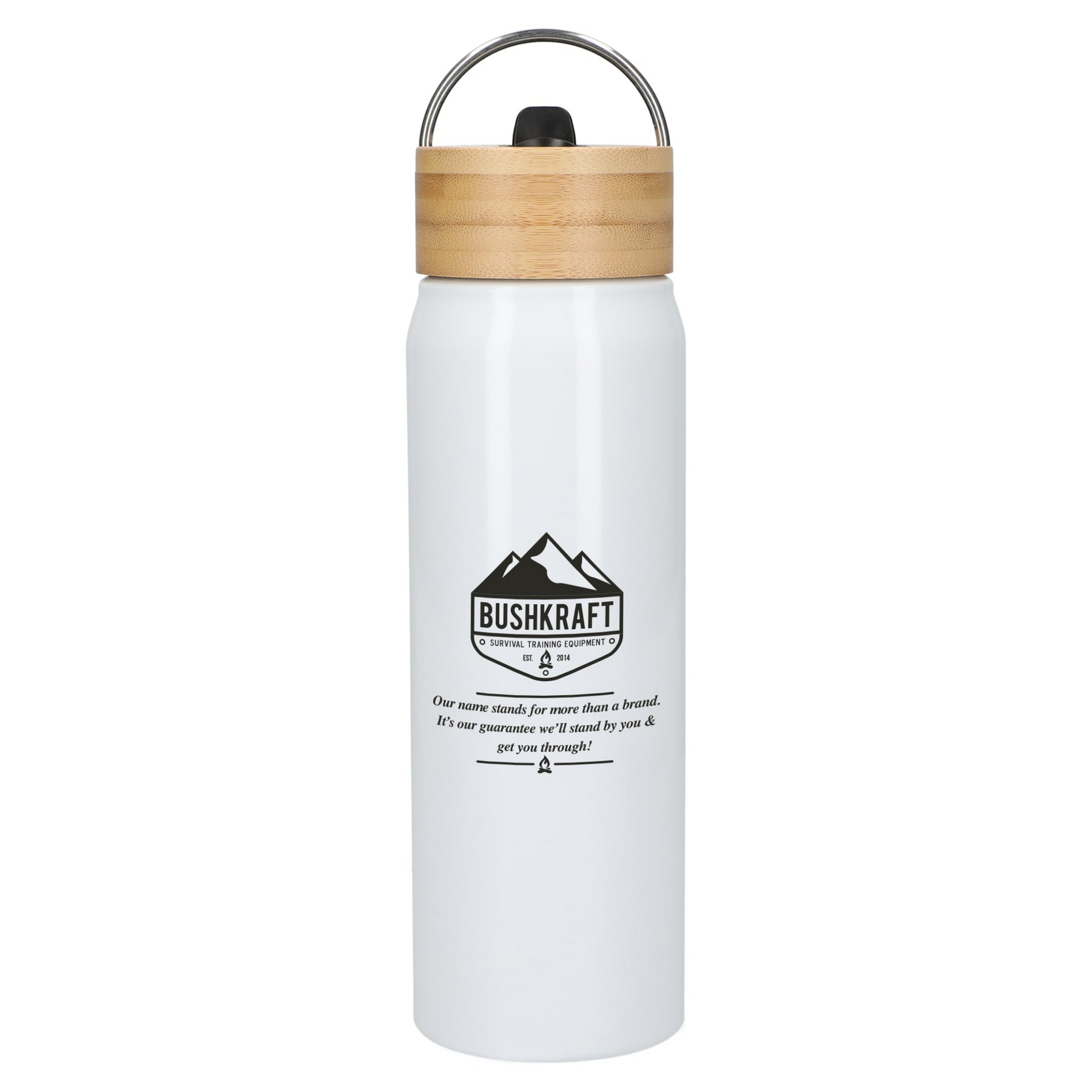 Picture of Billy 26oz Eco-Friendly Aluminum Bottle W/ FSC® 100% Bamboo Lid