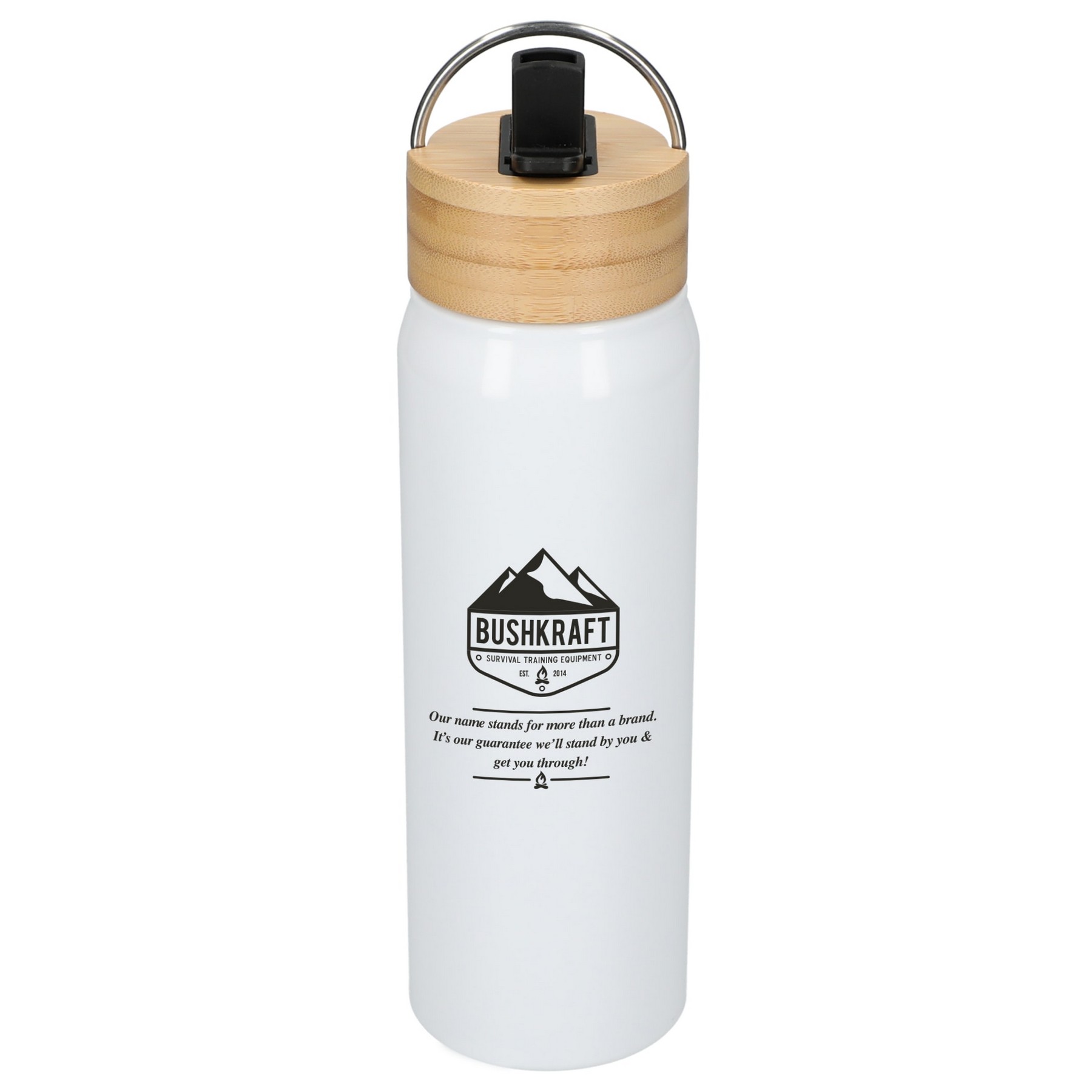 Picture of Billy 26oz Eco-Friendly Aluminum Bottle W/ FSC® 100% Bamboo Lid