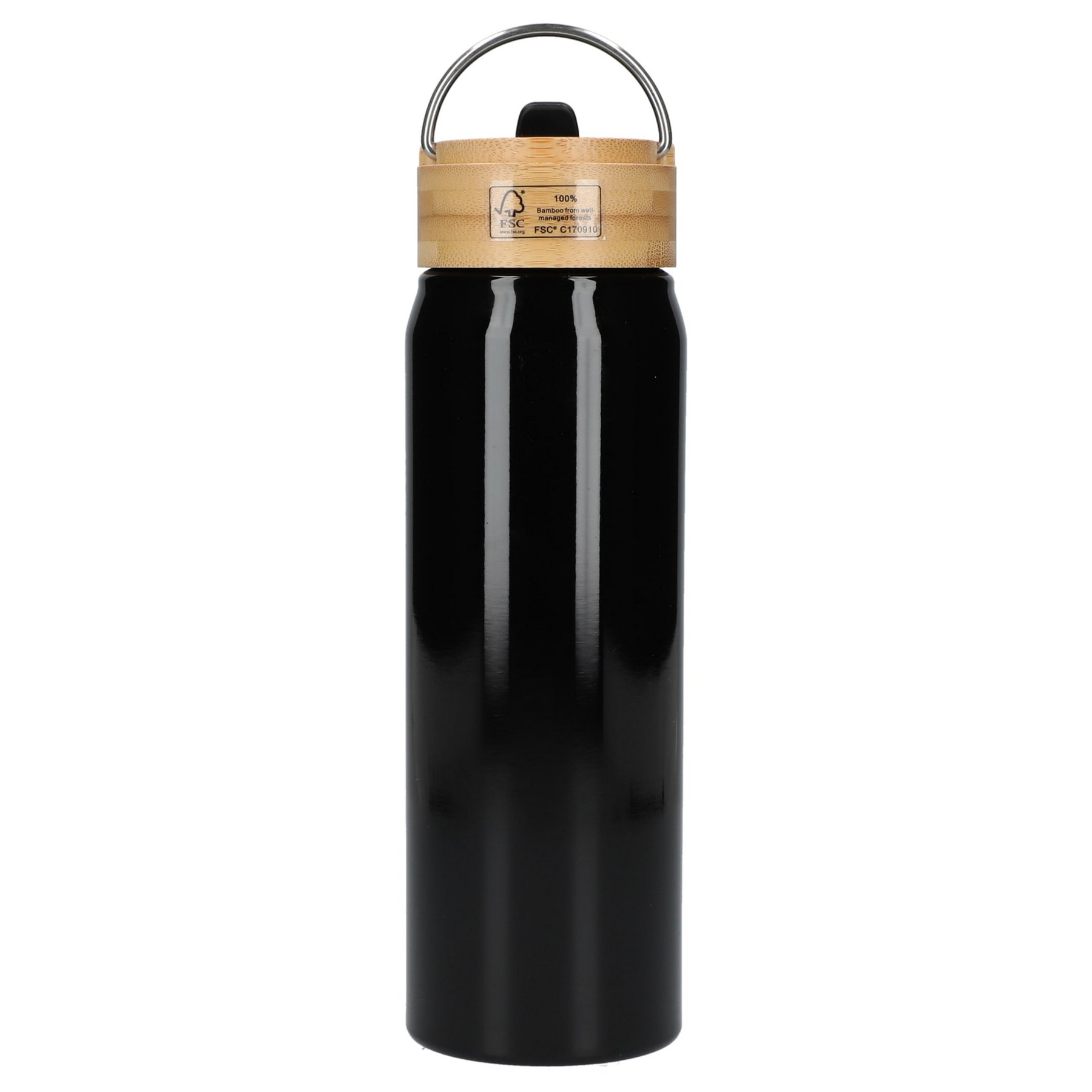 Picture of Billy 26oz Eco-Friendly Aluminum Bottle W/ FSC® 100% Bamboo Lid