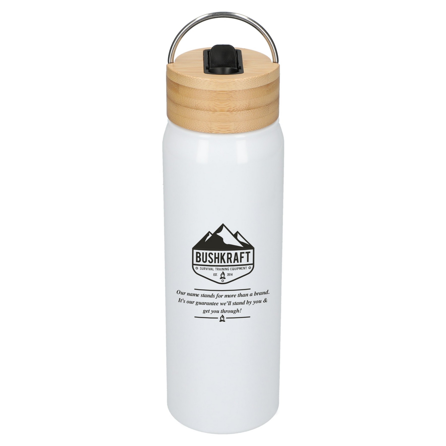 Picture of Billy 26oz Eco-Friendly Aluminum Bottle W/ FSC® 100% Bamboo Lid