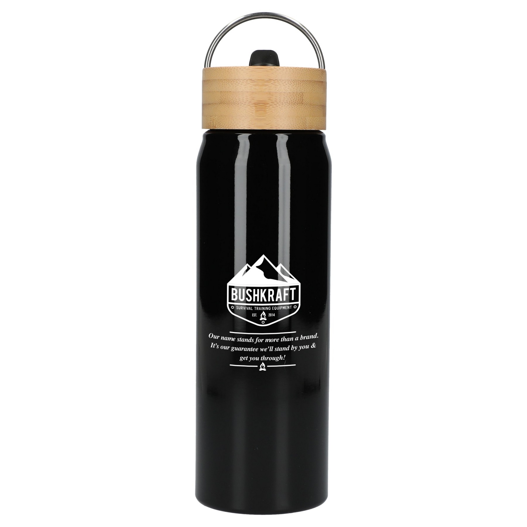 Picture of Billy 26oz Eco-Friendly Aluminum Bottle W/ FSC® 100% Bamboo Lid