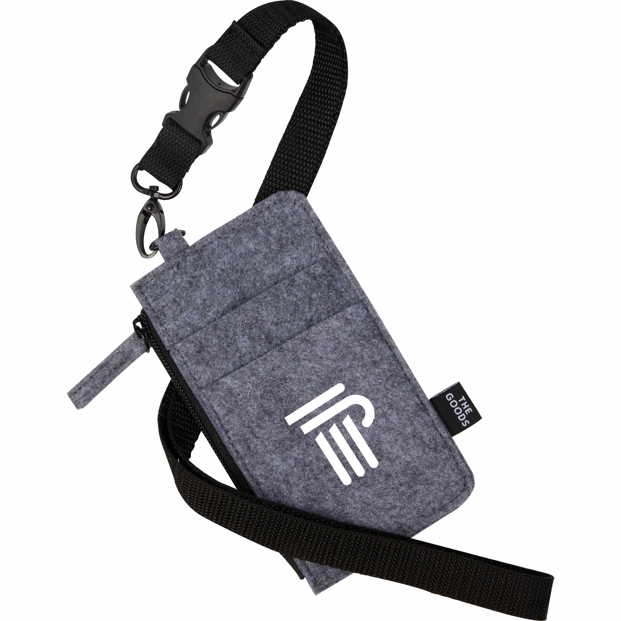 Picture of THE GOODS™ Recycled Felt Lanyard Wallet