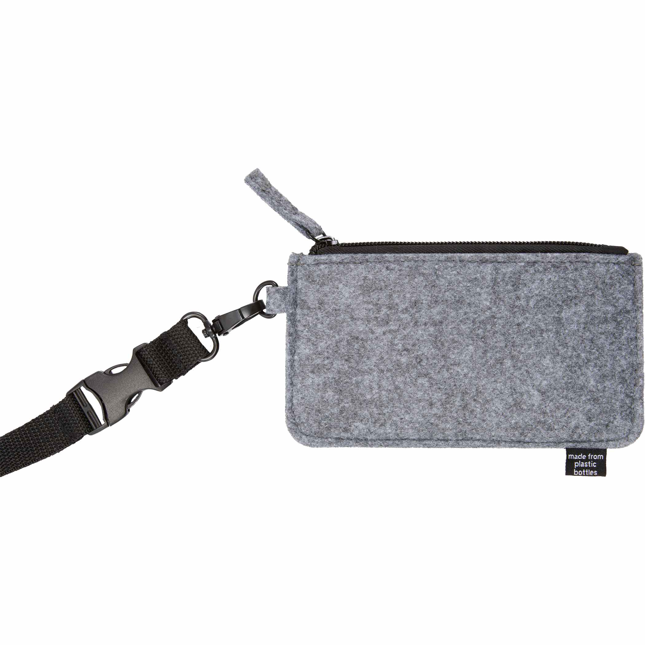 Picture of THE GOODS™ Recycled Felt Lanyard Wallet
