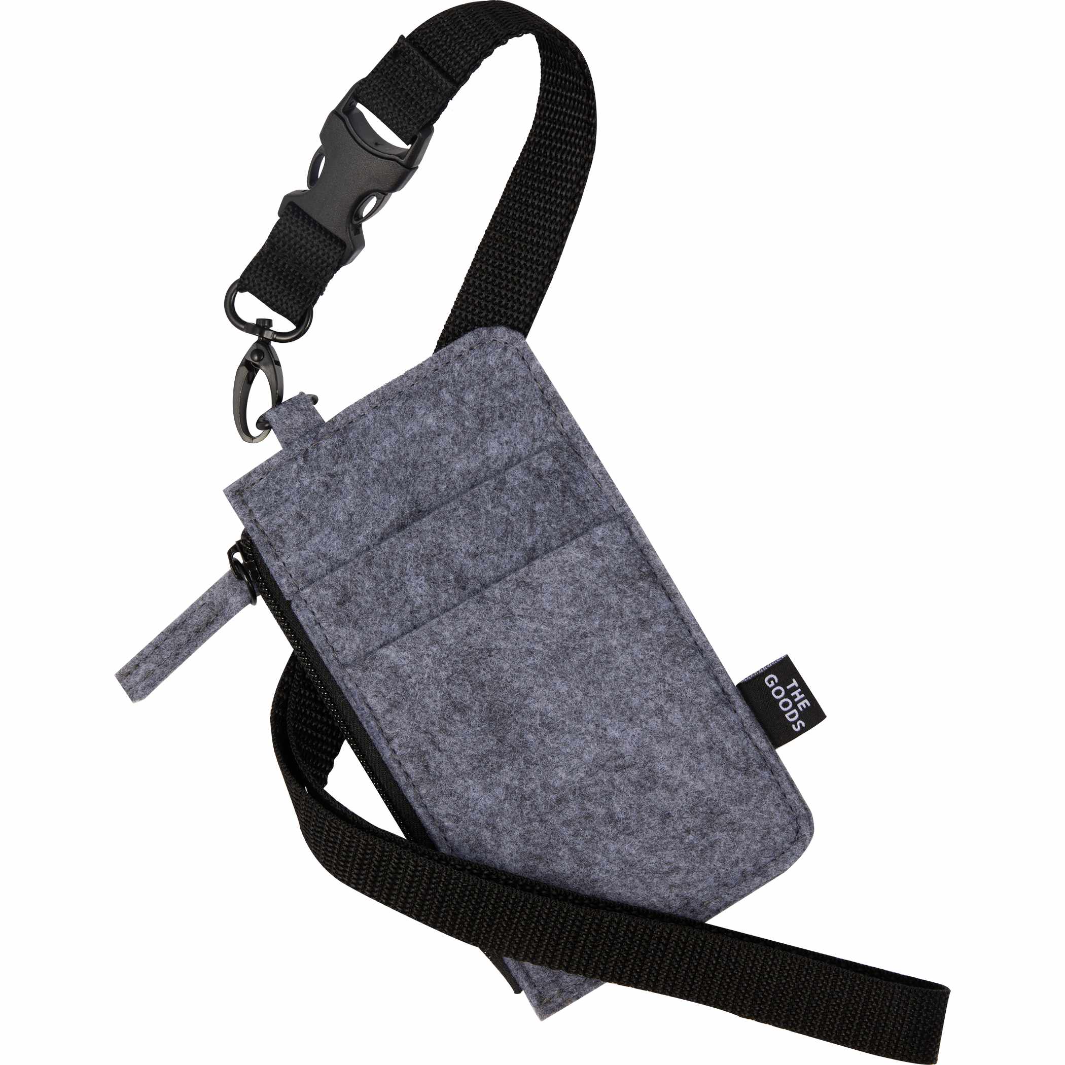 Picture of THE GOODS™ Recycled Felt Lanyard Wallet