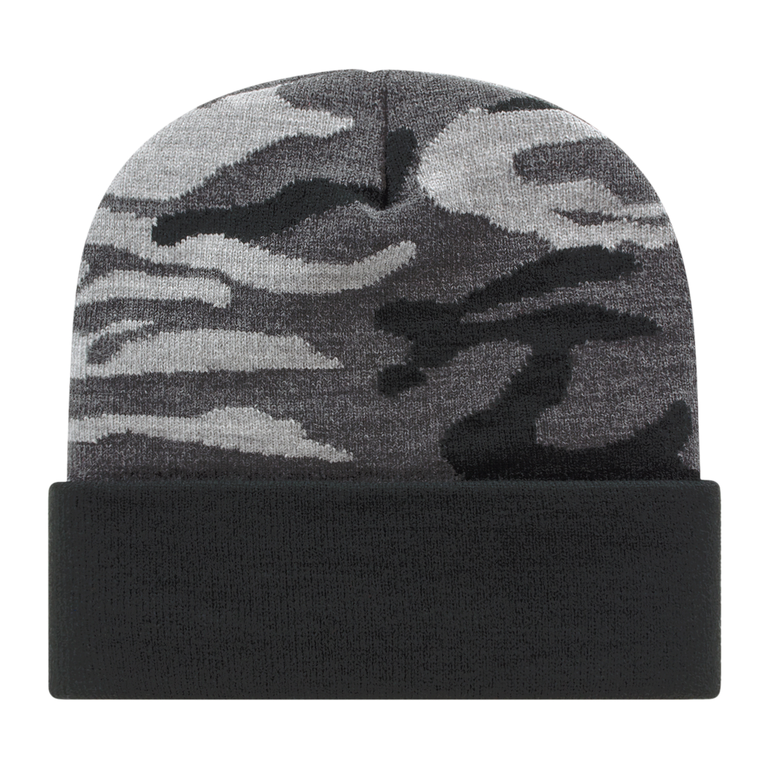 Picture of Urban Camouflage Knit Cap with Solid Color Cuff