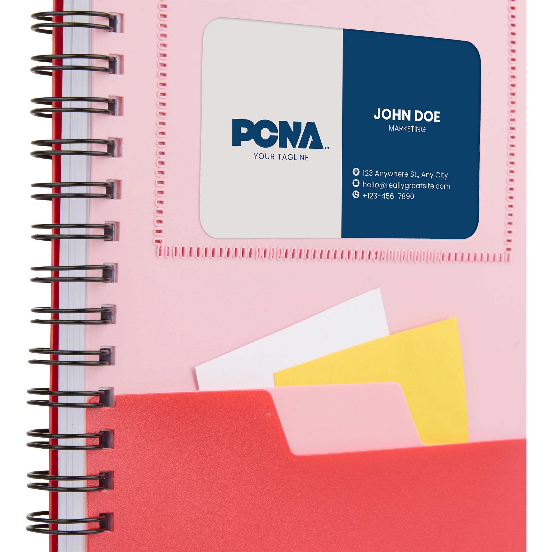 Picture of 5" x 7" FSC® Recycled Stash Spiral Notebook