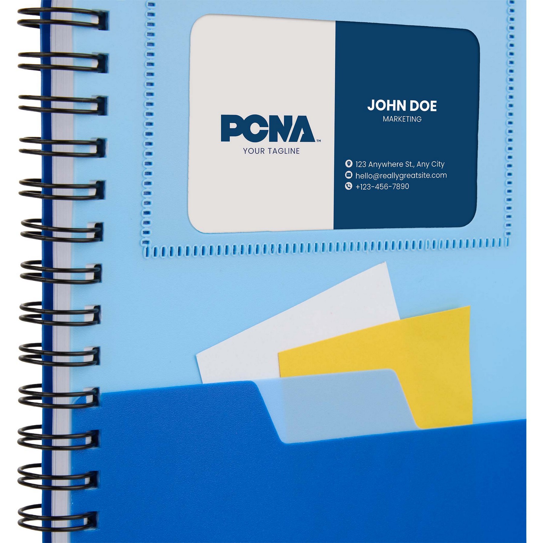 Picture of 5" x 7" FSC® Recycled Stash Spiral Notebook