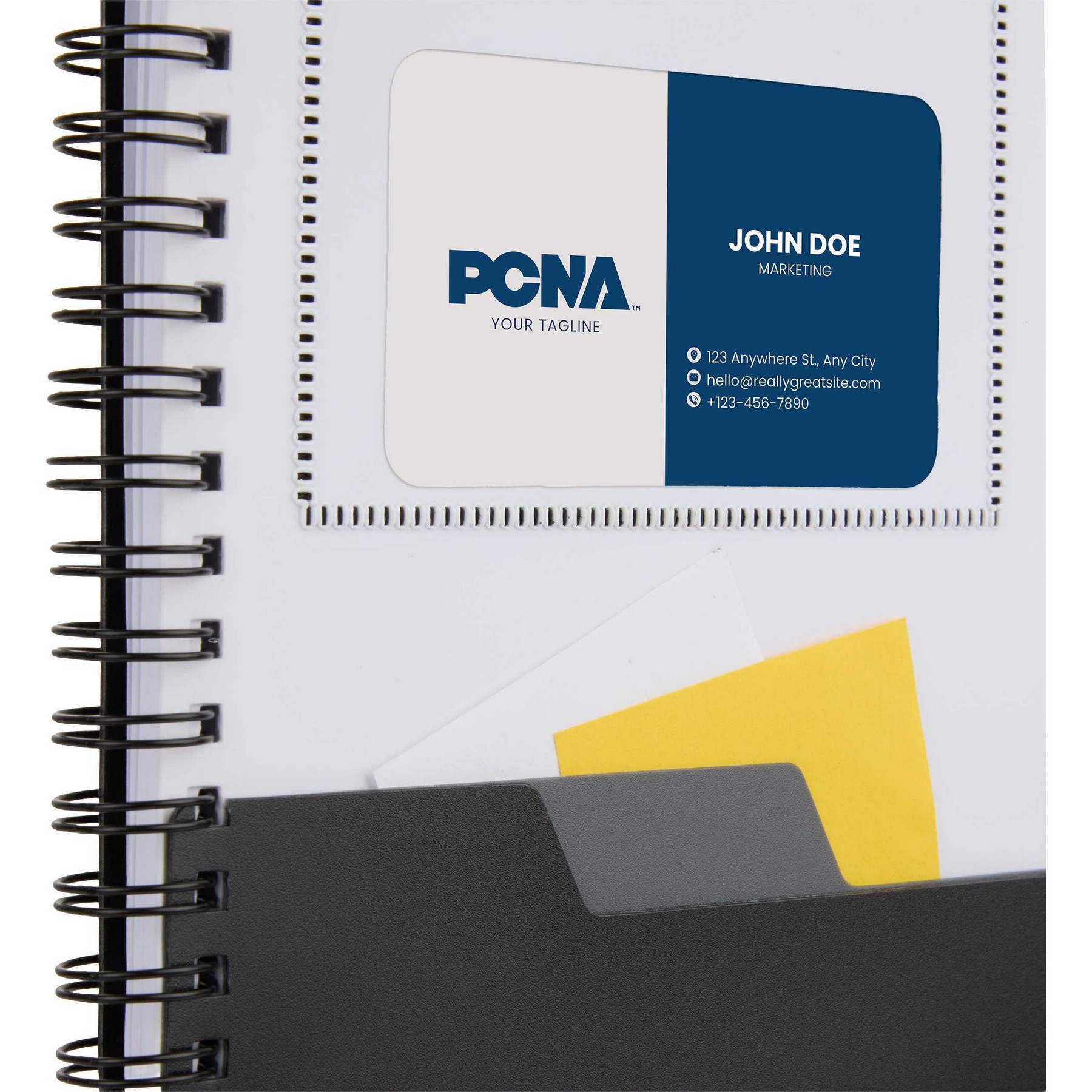 Picture of 5" x 7" FSC® Recycled Stash Spiral Notebook
