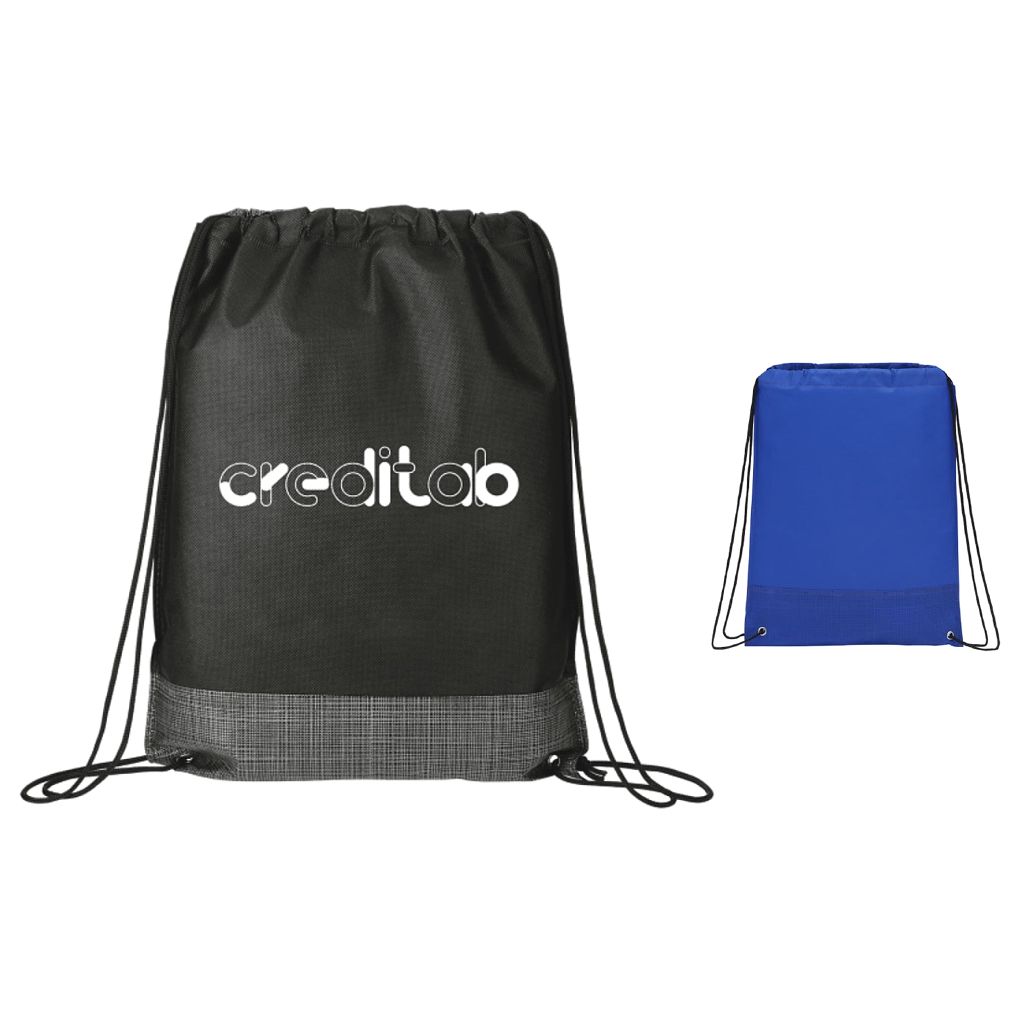 Picture of Crossweave Heat Sealed Drawstring Bag