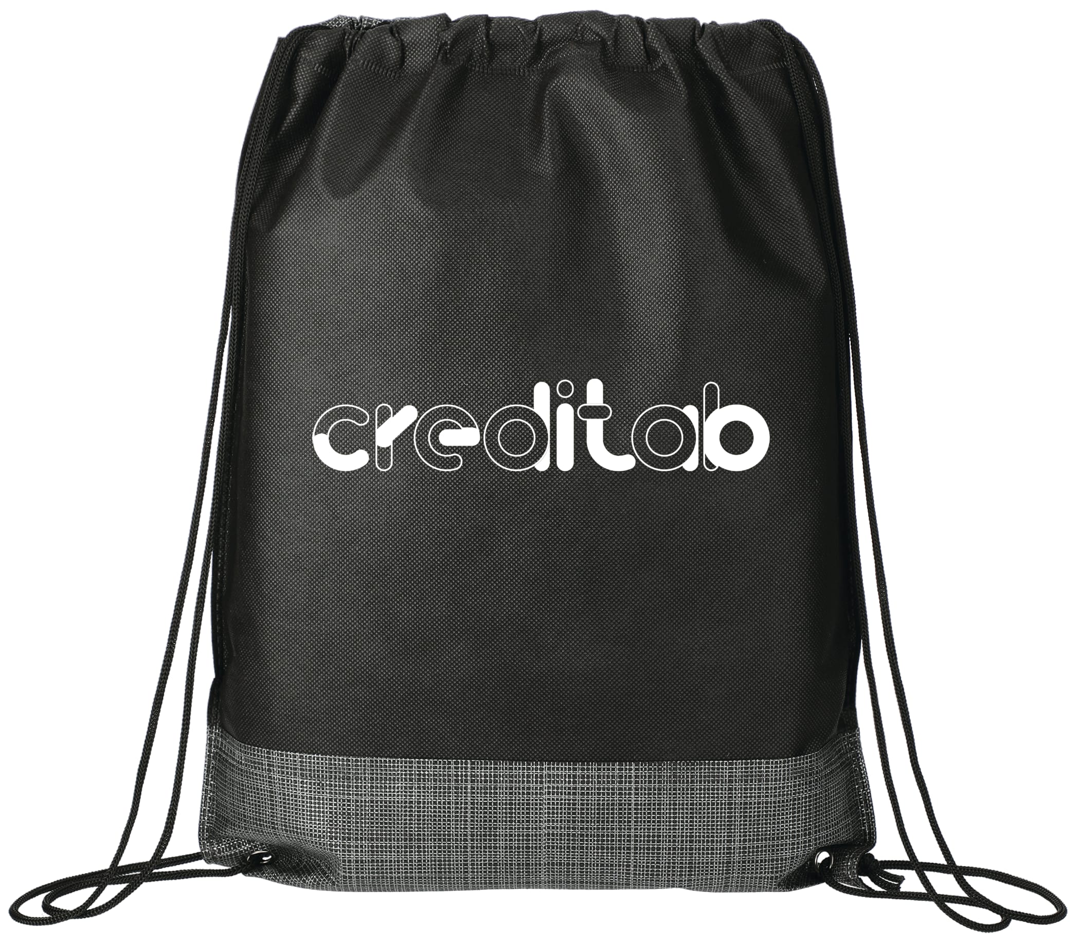 Picture of Crossweave Heat Sealed Drawstring Bag