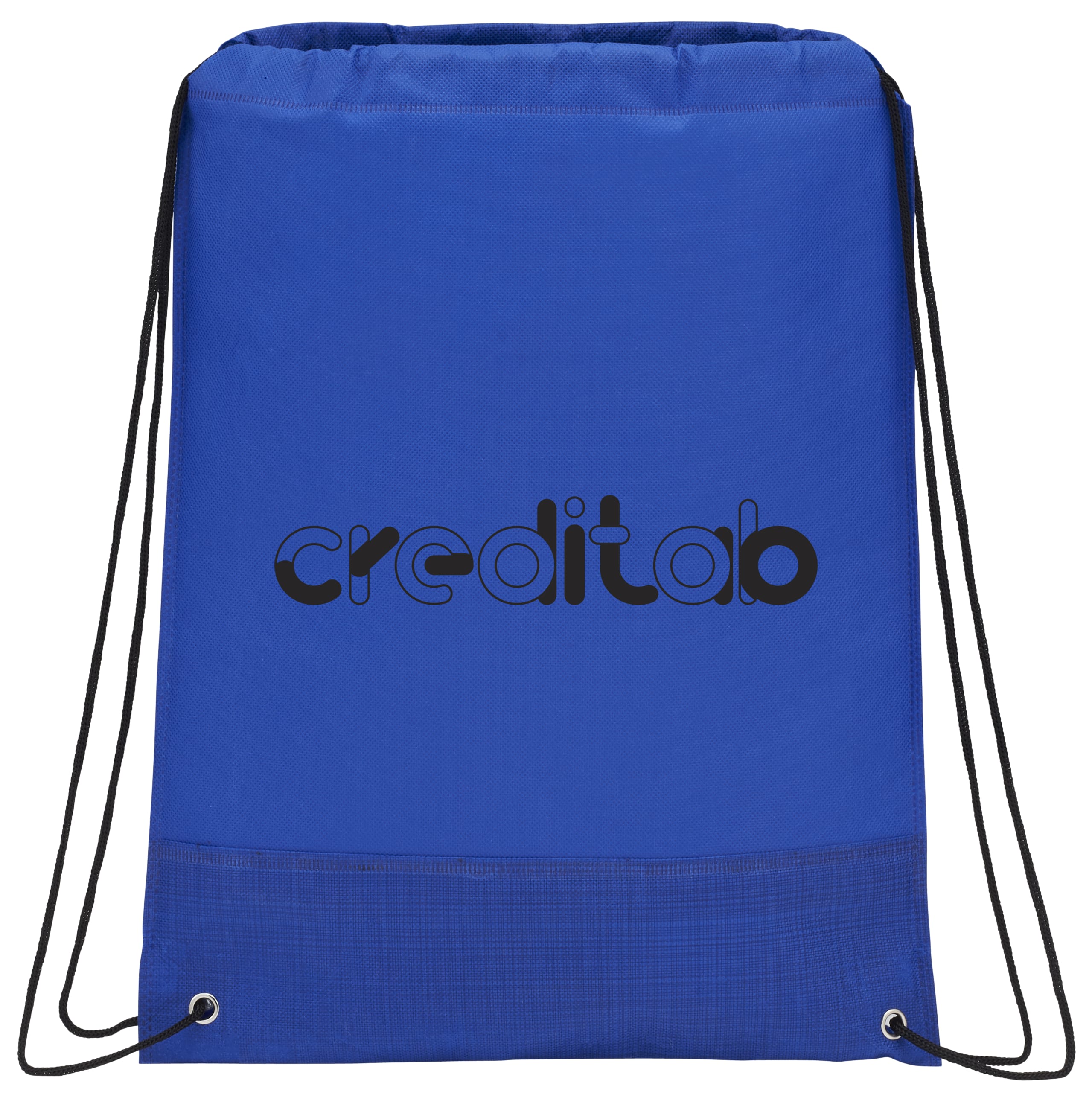 Picture of Crossweave Heat Sealed Drawstring Bag